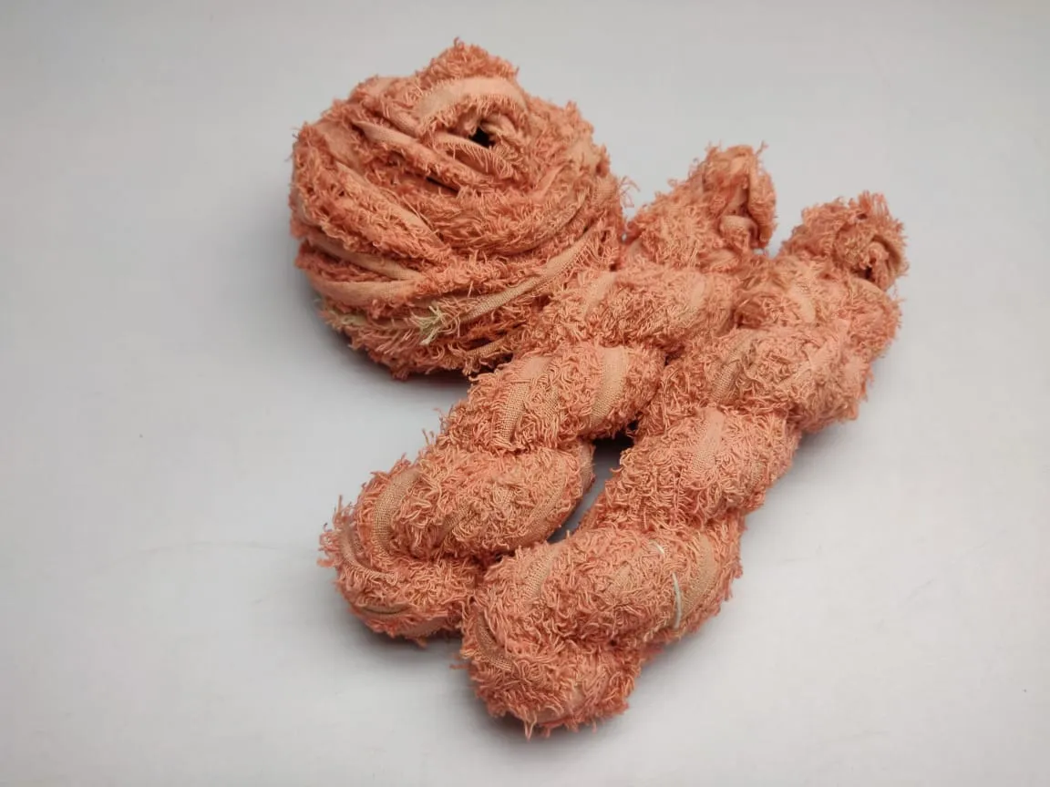 Cotton Frizz Ribbon - Light Salmon