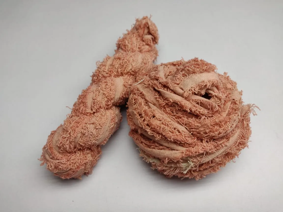 Cotton Frizz Ribbon - Light Salmon