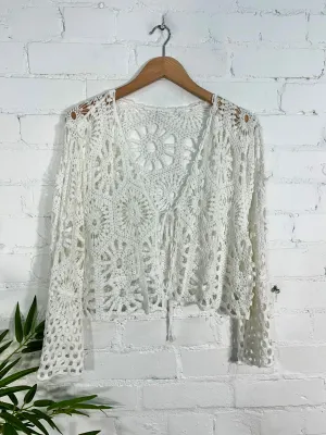 Crochet Long Sleeve Top