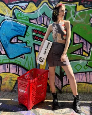 Crop Top - Sad Women Print