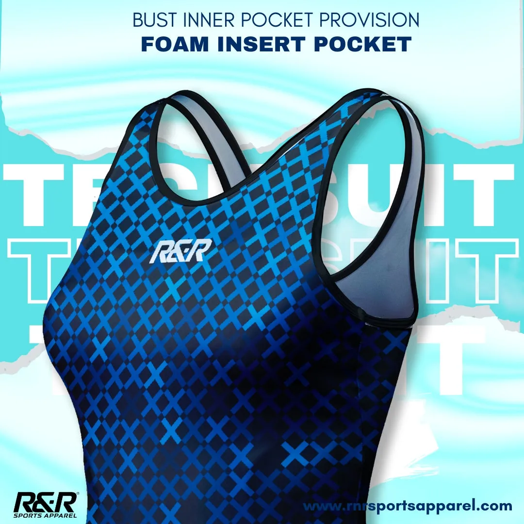 Crosswave Elegance Women's Open Back Kneeskin Tech Suit Swimsuit
