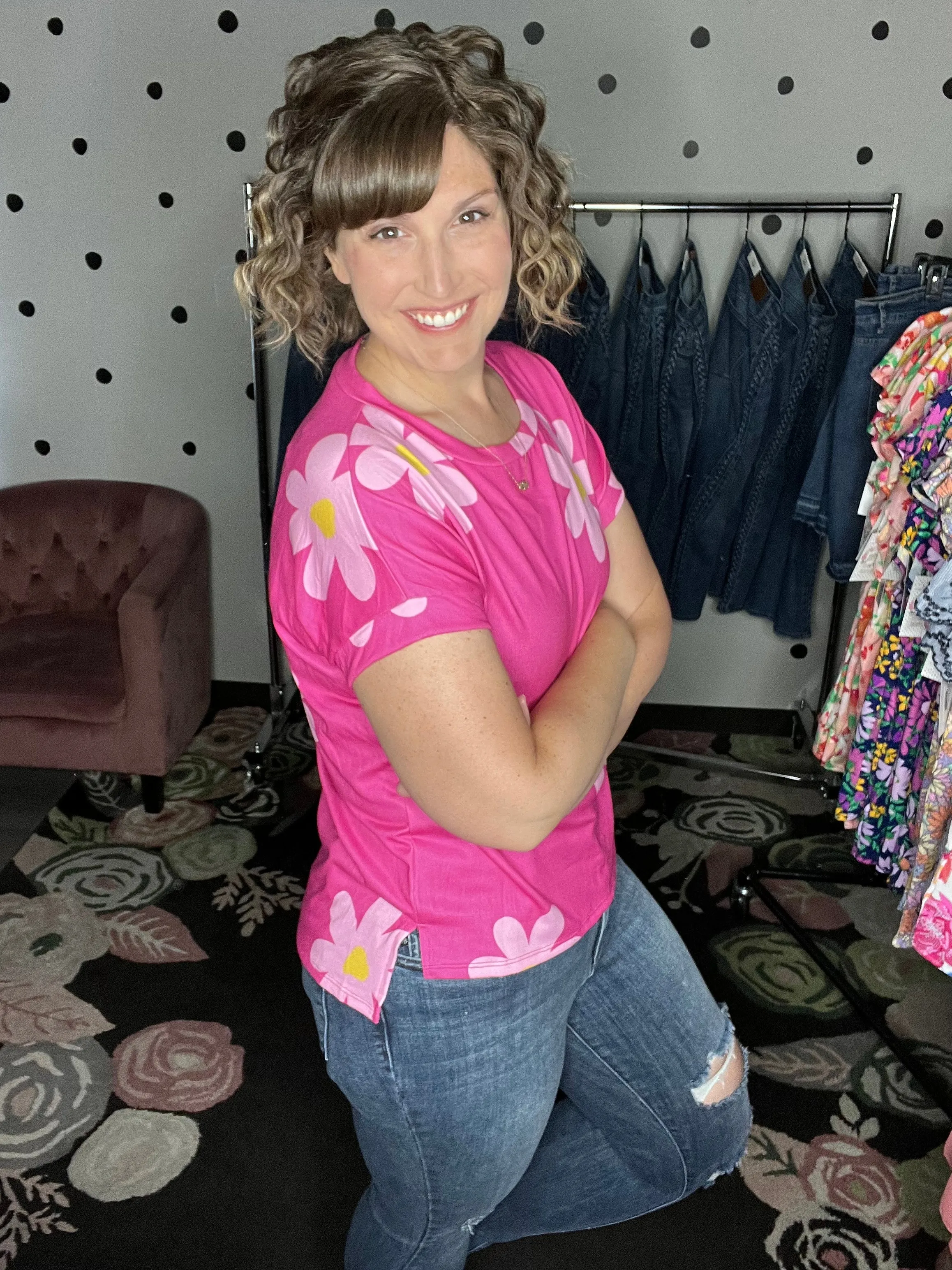 Daisy Short Sleeve Tops