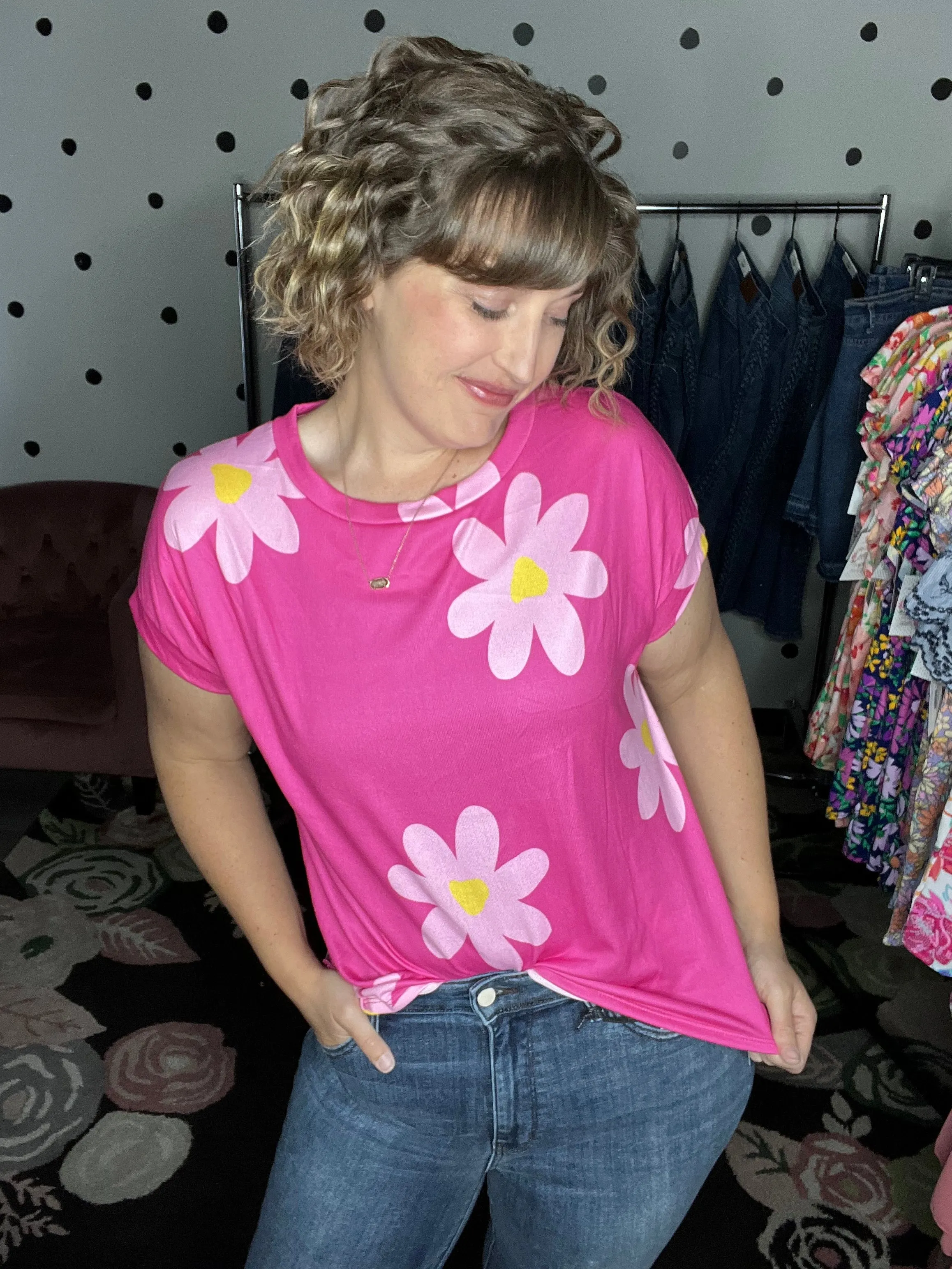 Daisy Short Sleeve Tops