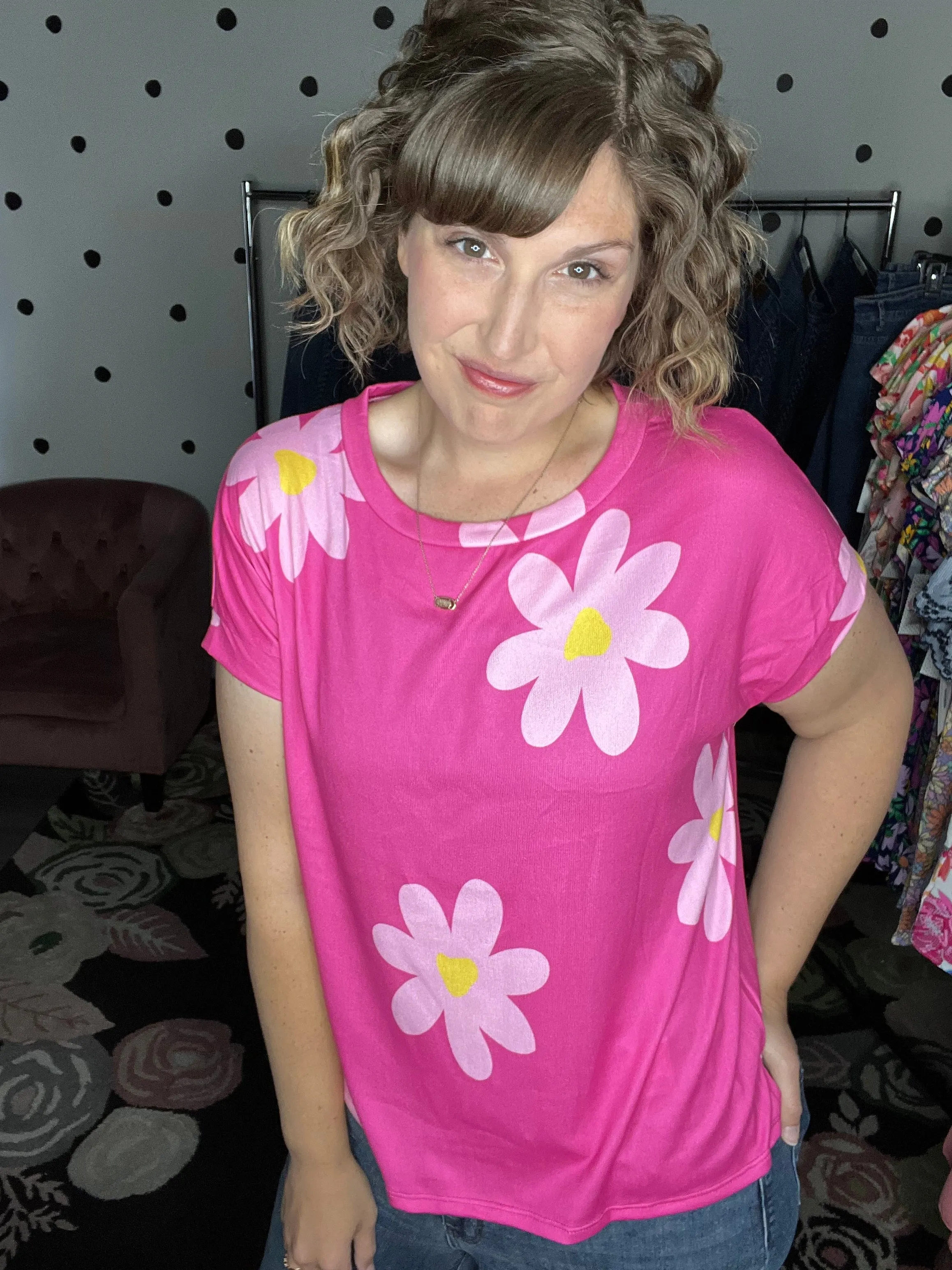 Daisy Short Sleeve Tops