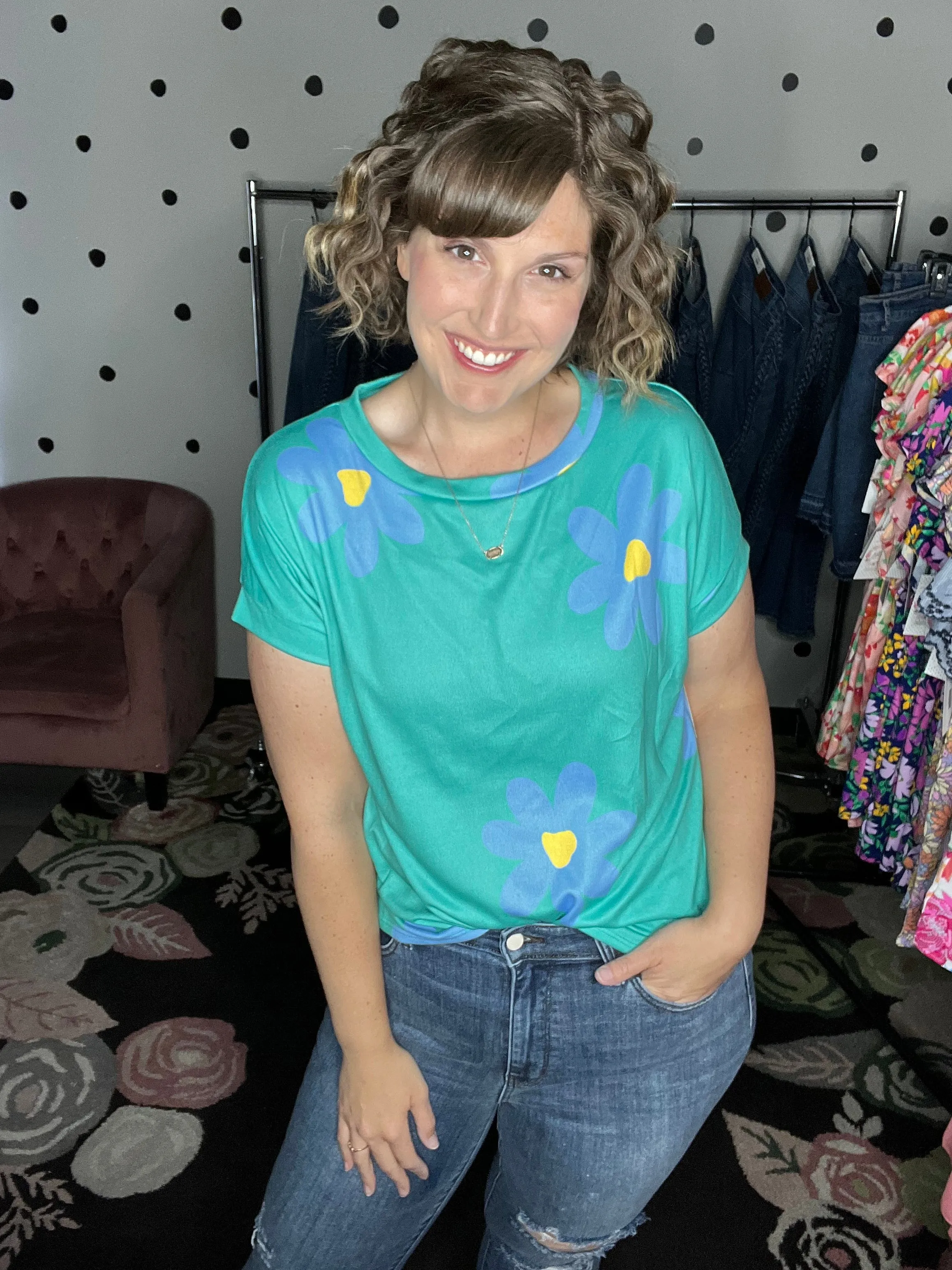 Daisy Short Sleeve Tops