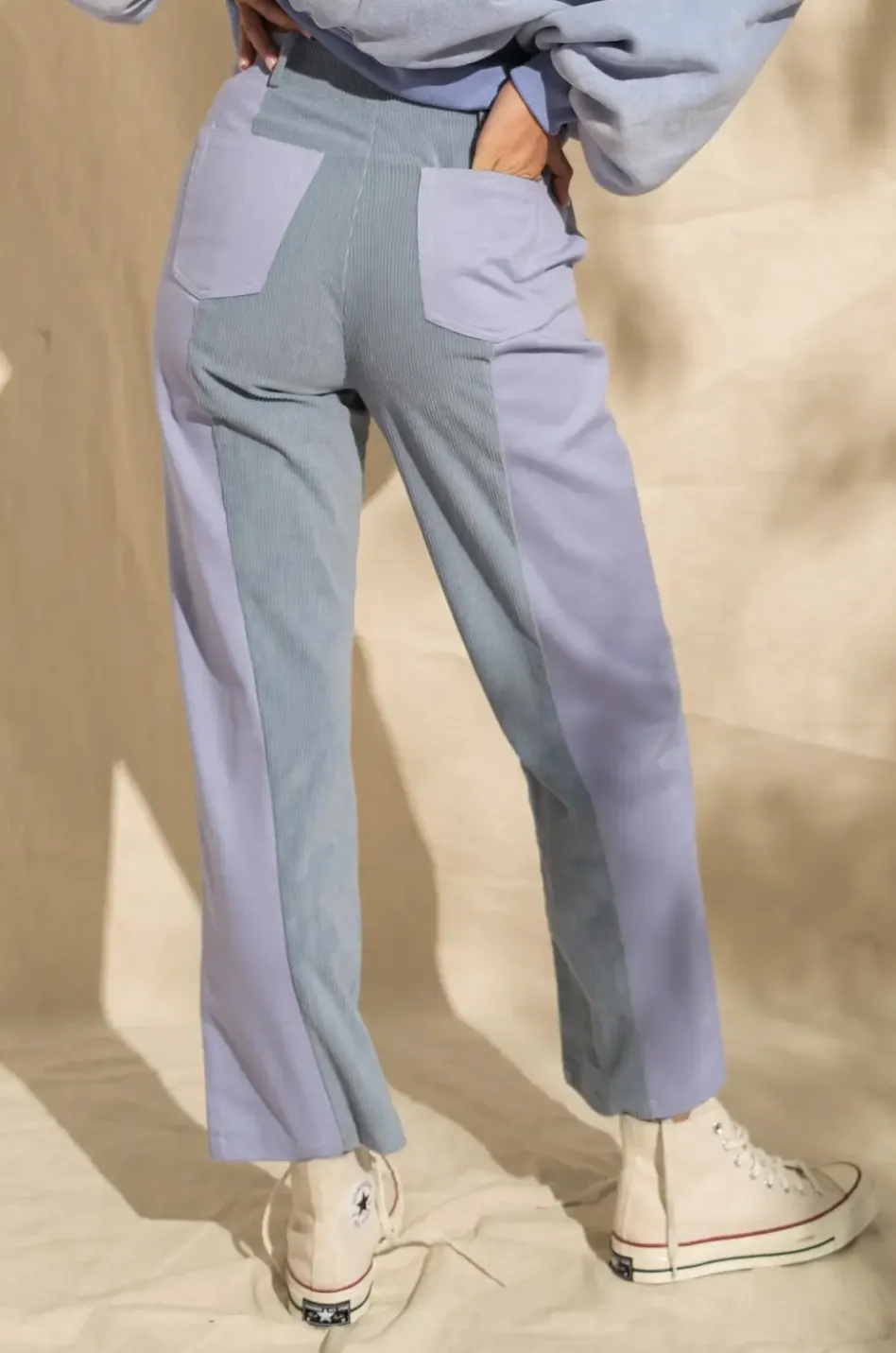 DANIELLE SPLIT PANEL PANTS