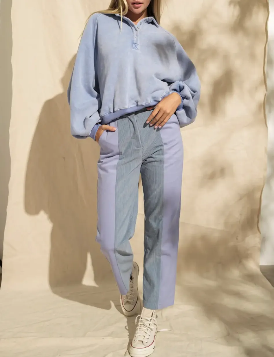 DANIELLE SPLIT PANEL PANTS
