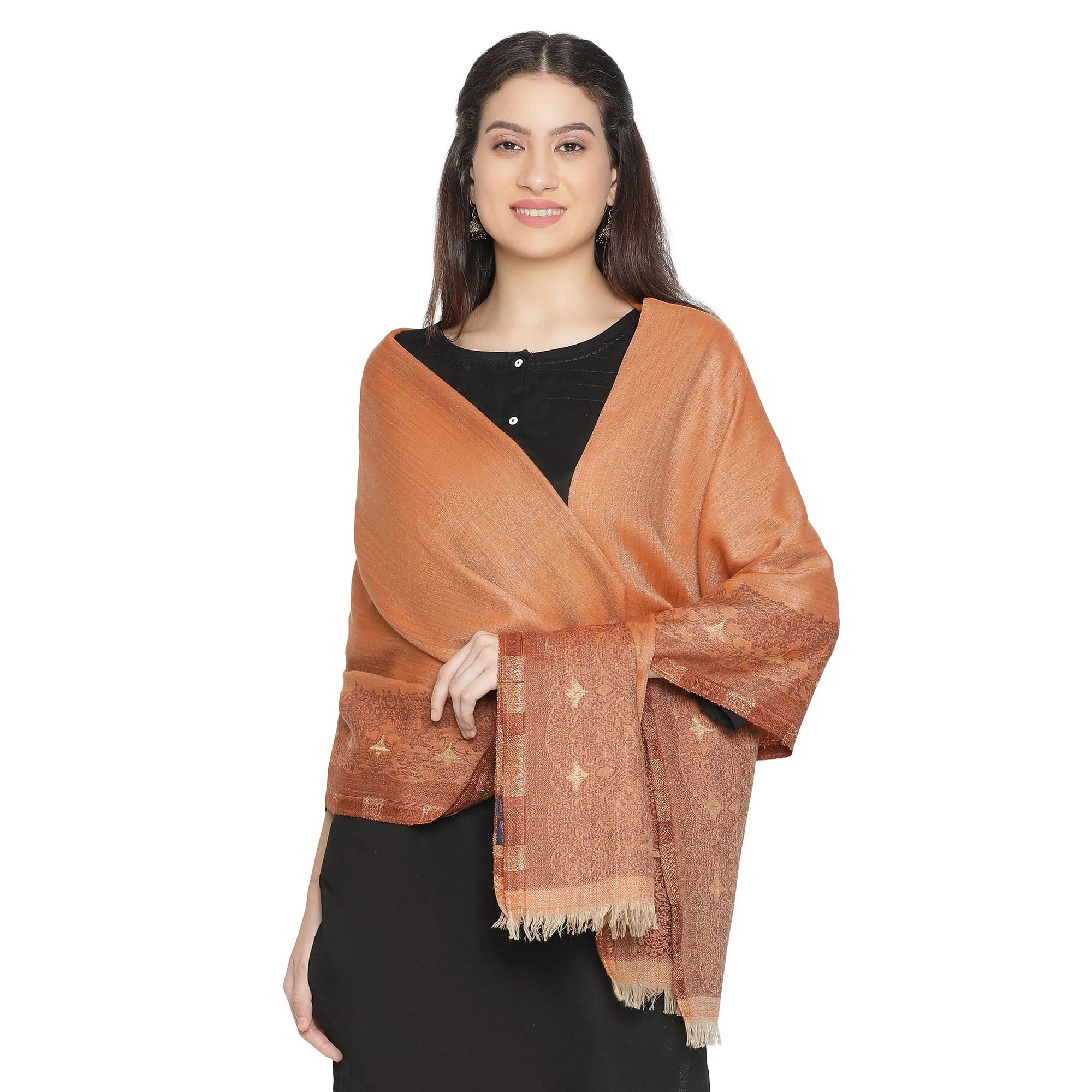 Daphne Woven Design Woolen Shawl
