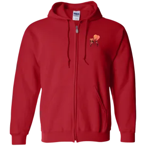 DEBII - Zip Up Hooded Sweatshirt