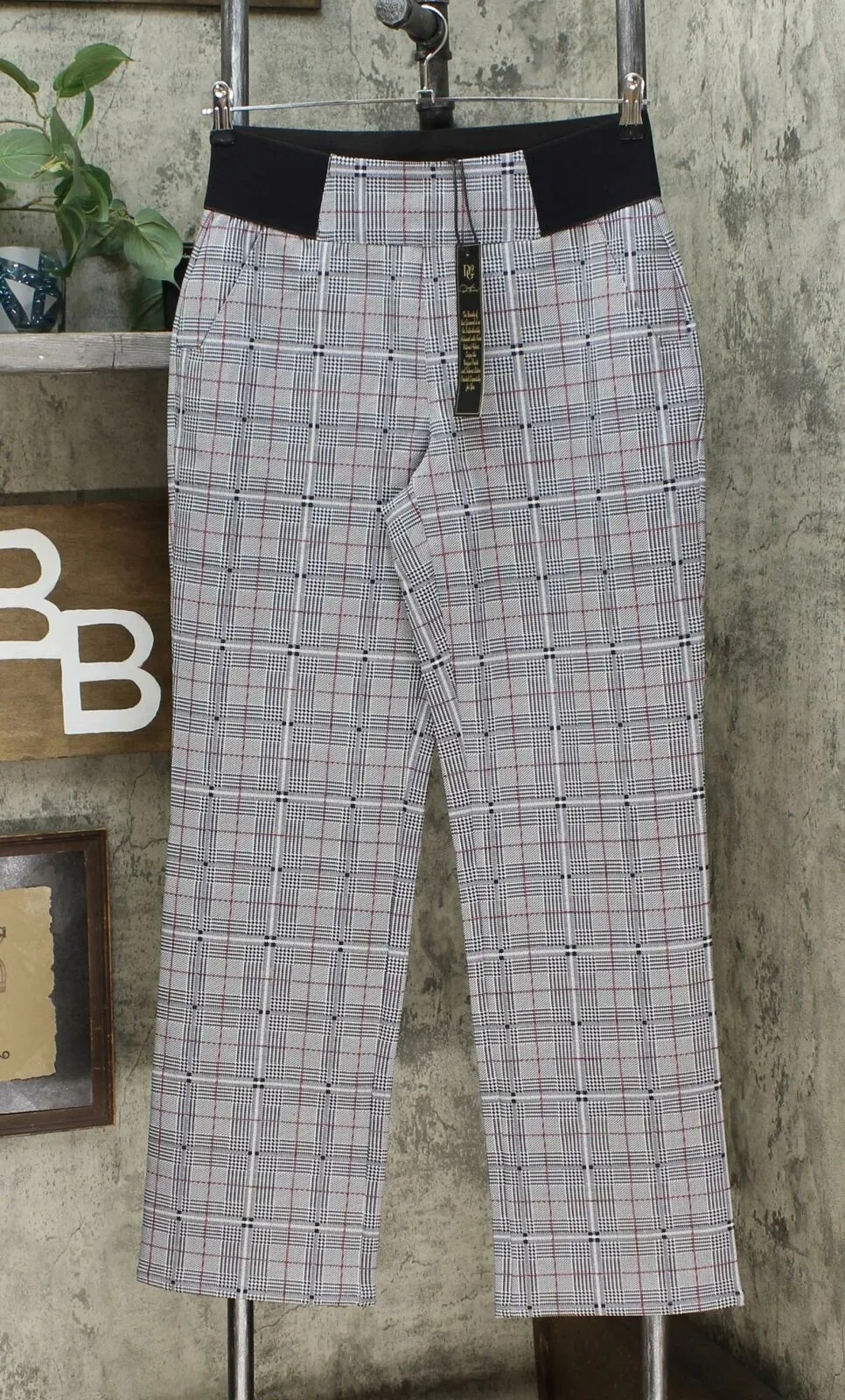 DG2 by Diane Gilman Women's Straight Leg Pull On Ponte Pants