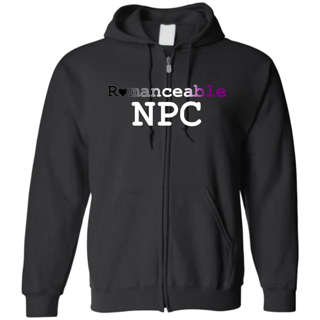 Dice Priori Romanceable NPC Ace Unisex Zip Hoodie