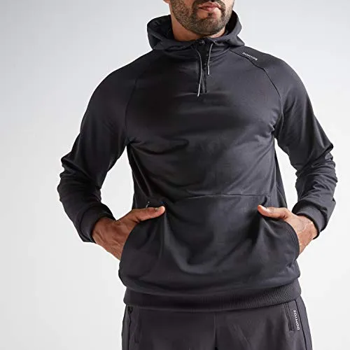 Domyos 8542795 Fsw 500 Fitness Cardio Training Sweatshirt (Size: Large, Color: Black)