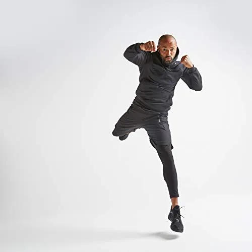 Domyos 8542795 Fsw 500 Fitness Cardio Training Sweatshirt (Size: Large, Color: Black)