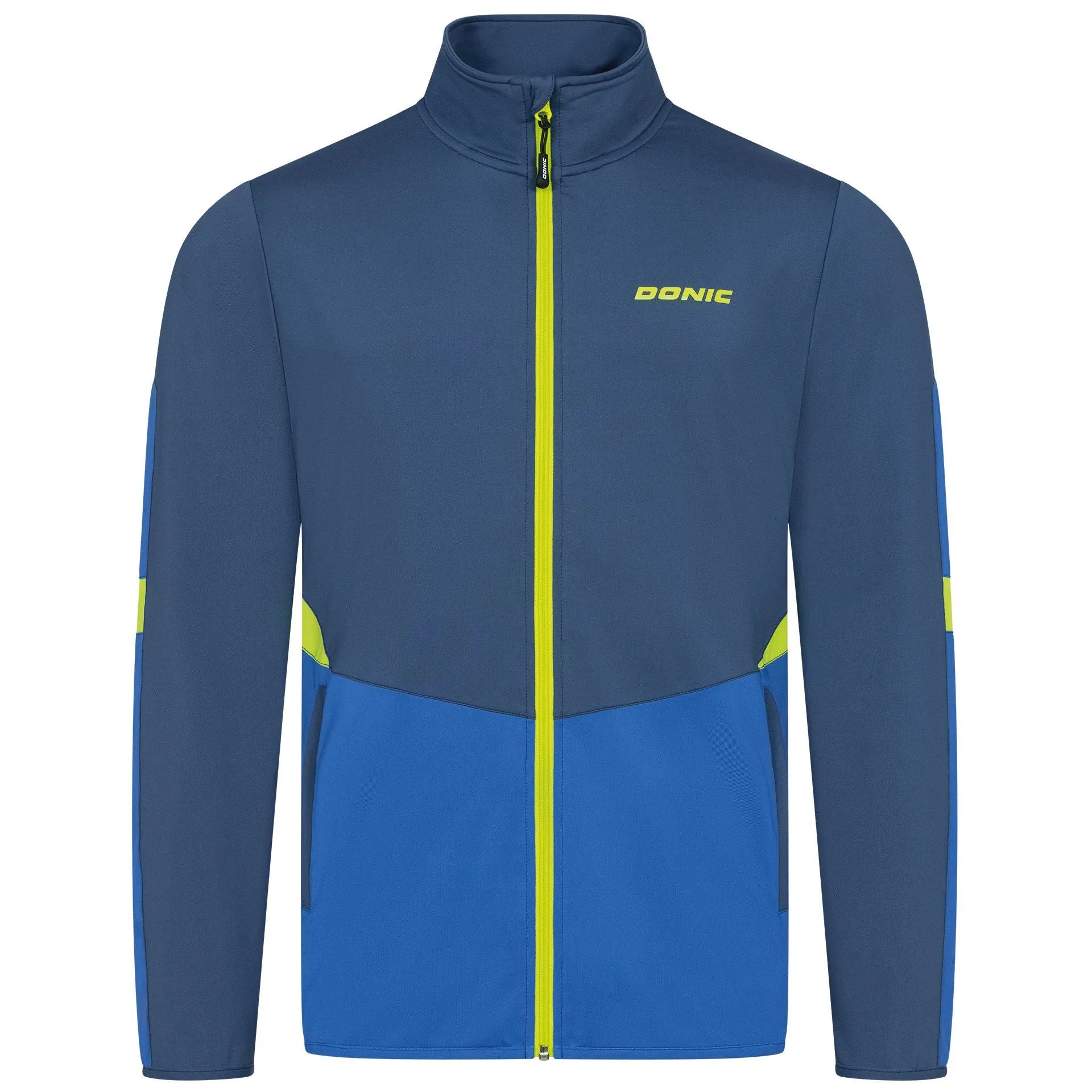 Donic Tracksuitjacket Trail Junior navy/royalblue/lime