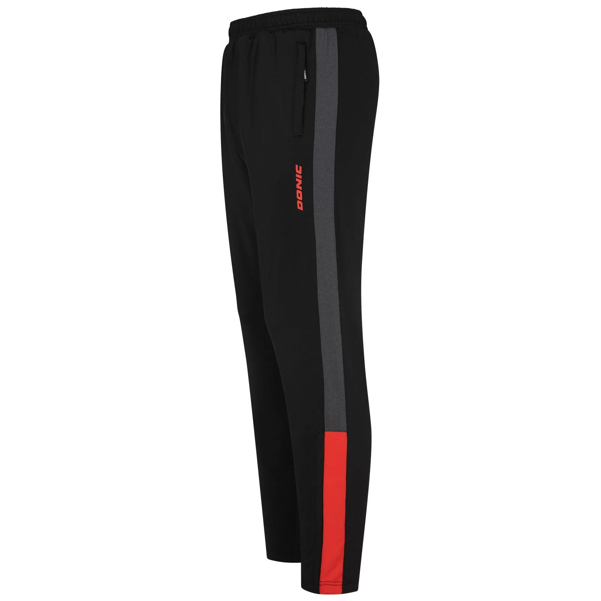 Donic Tracksuitpants Trial Junior black/anthracite/red
