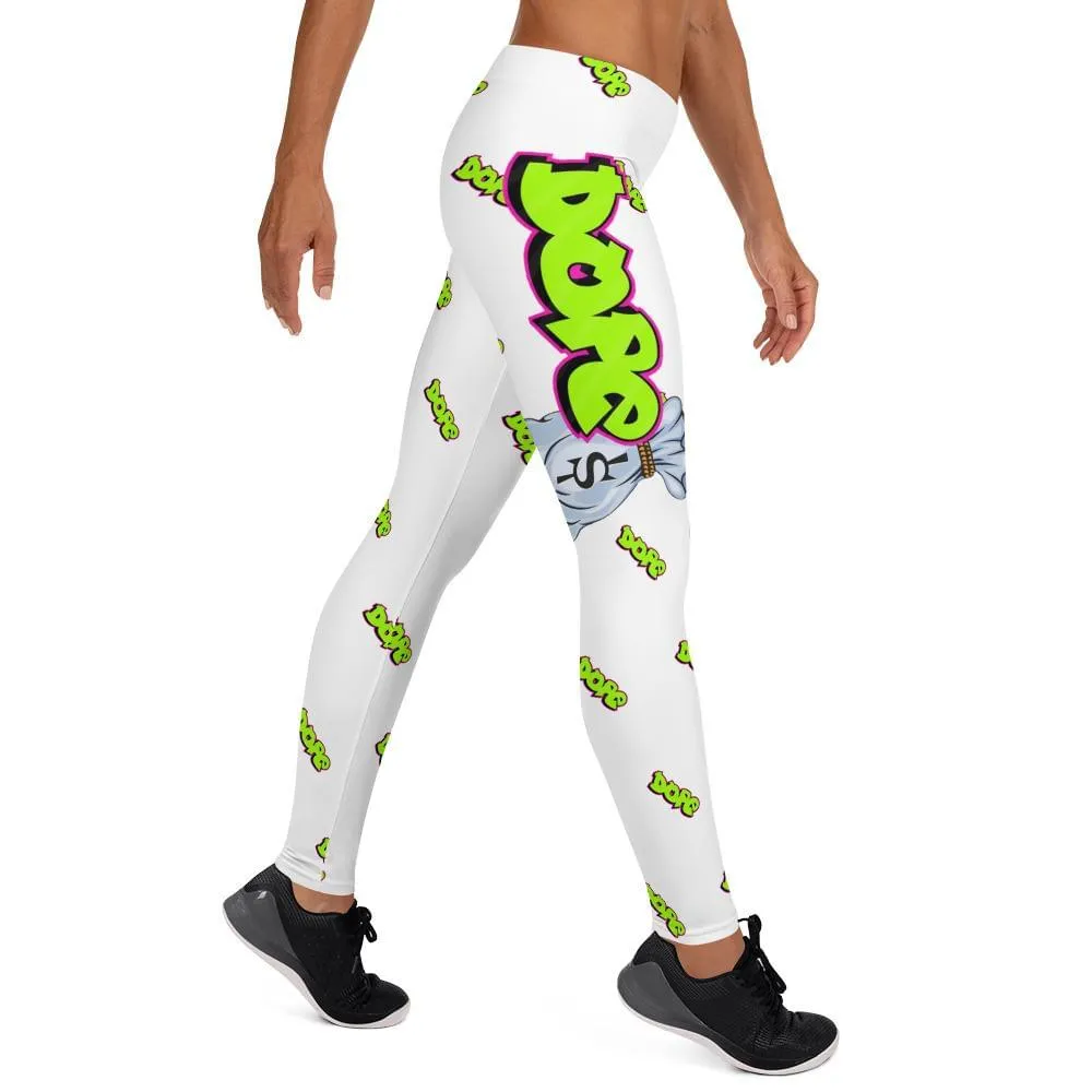 Dope Money Leggings - White