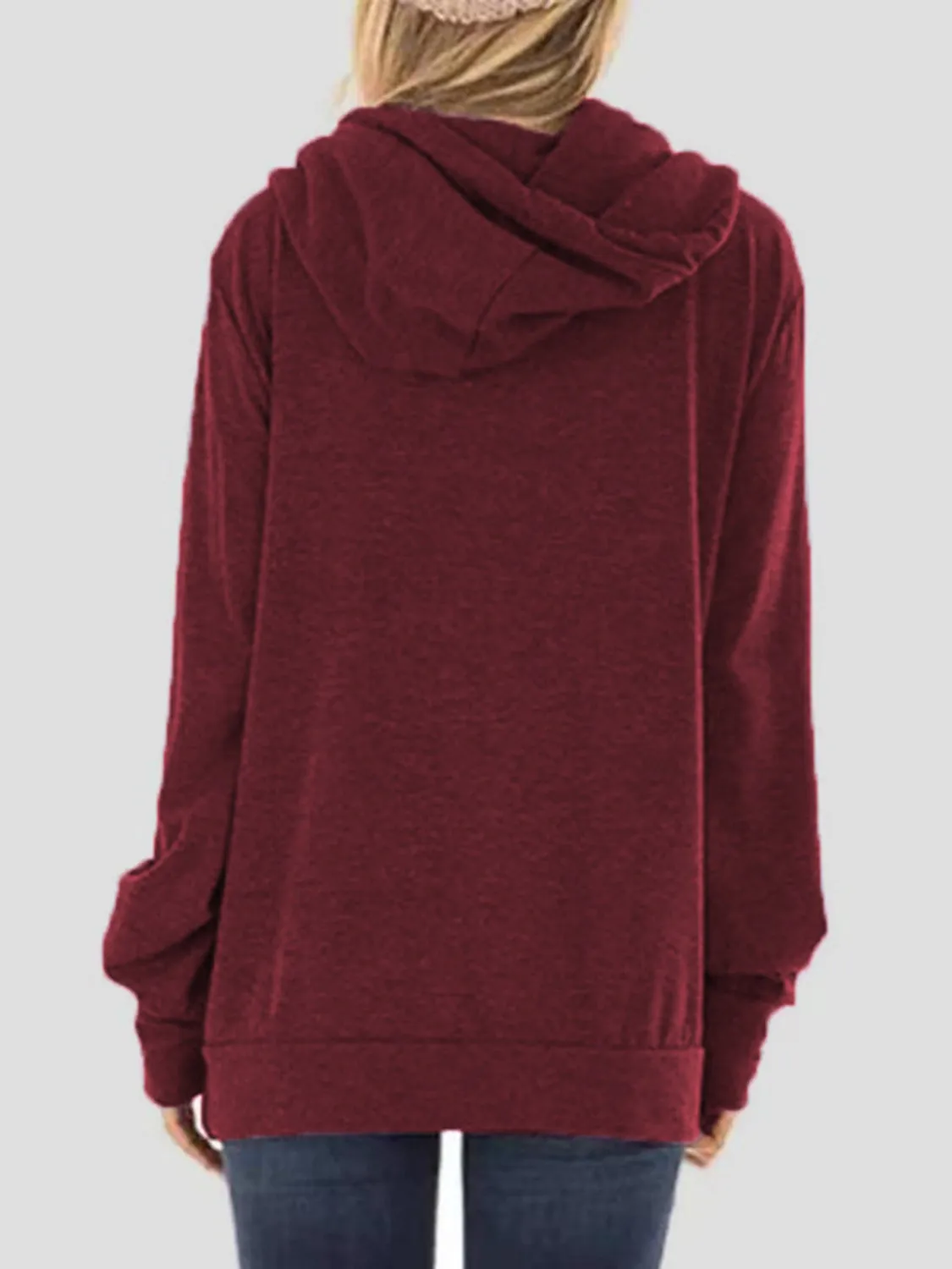 Drawstring Mama Bear Long Sleeve Hoodie (5 Colors)