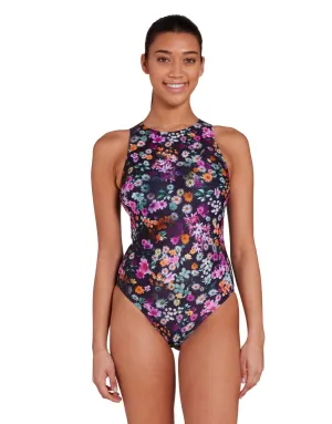 Dream Hi Front Swimsuit - Black/Multi