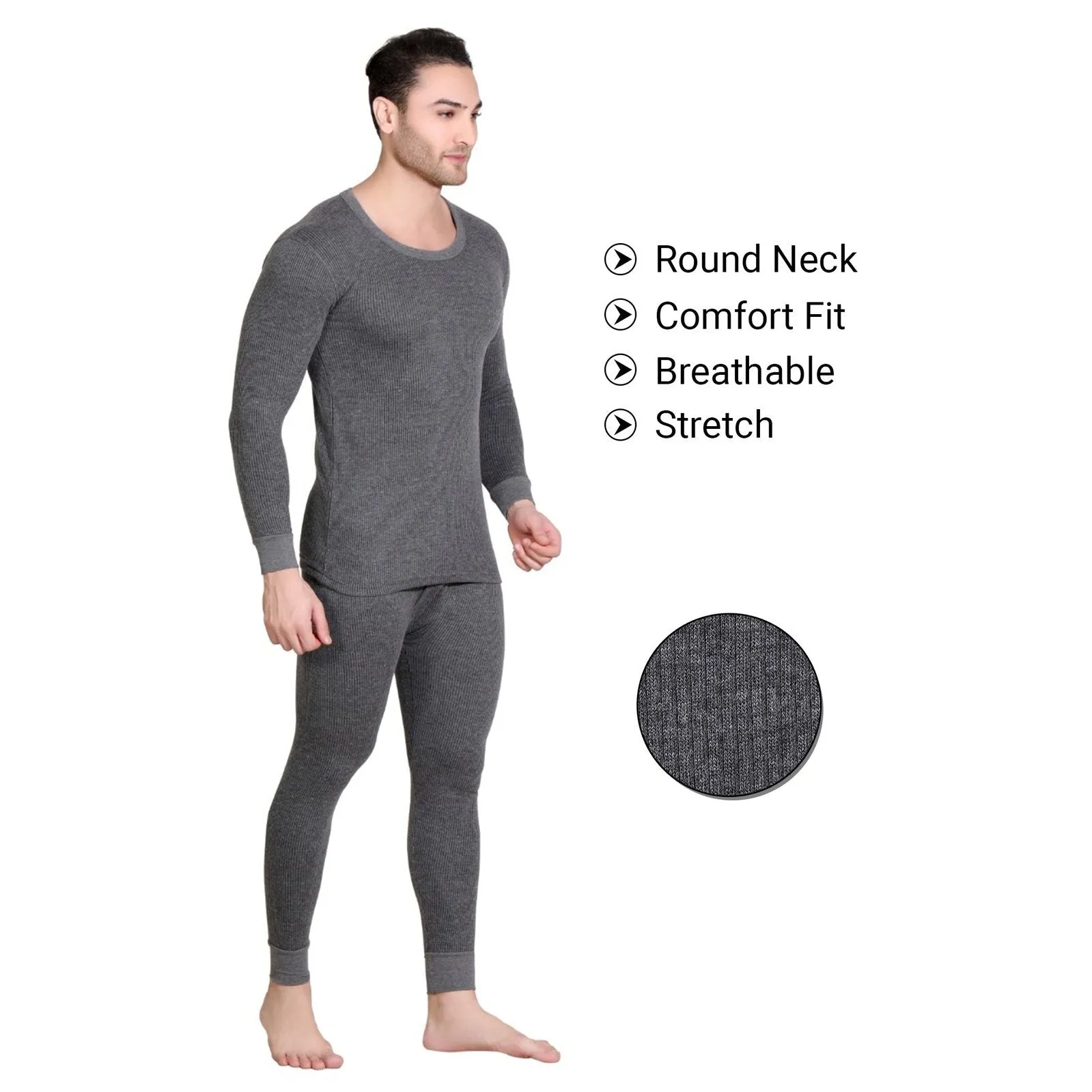 DV Pro Plus Men Thermal Set Grey