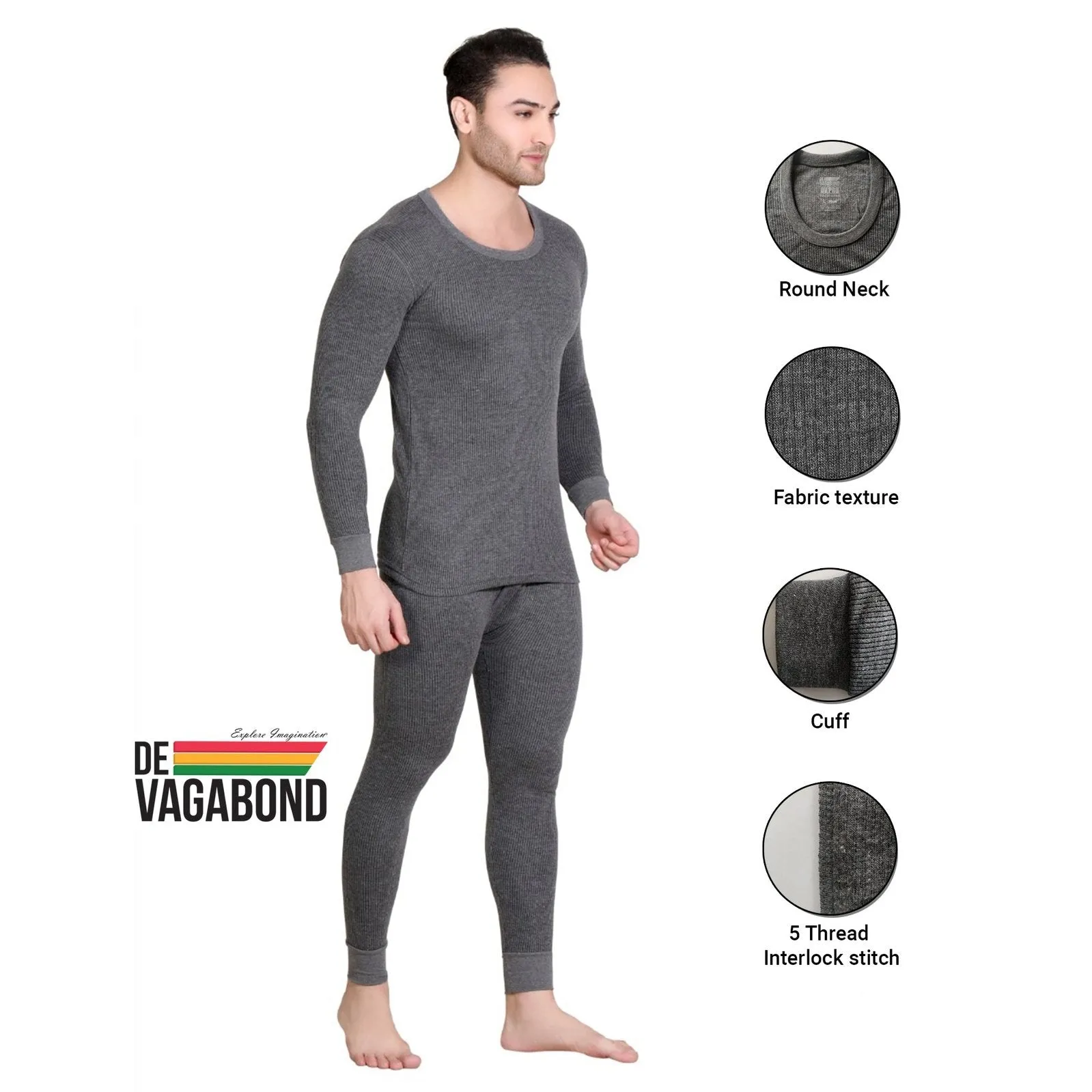 DV Pro Plus Men Thermal Set Grey