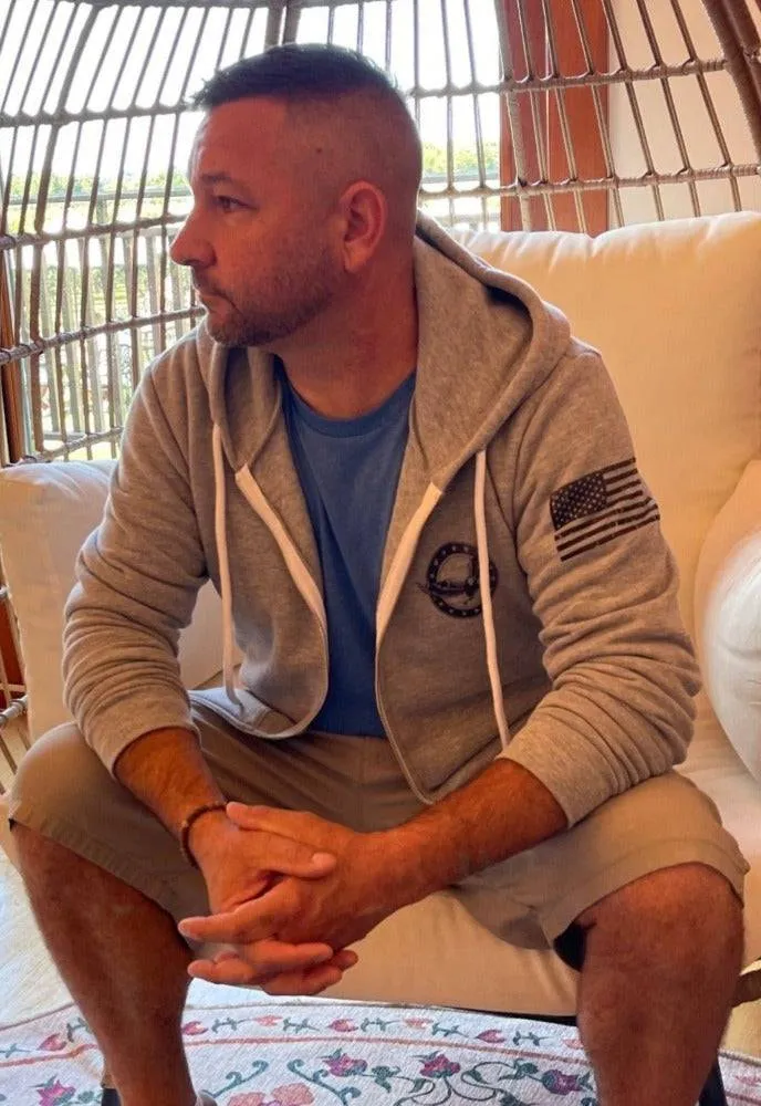 Eagle '76 50/50 Zip Up Sweatshirt
