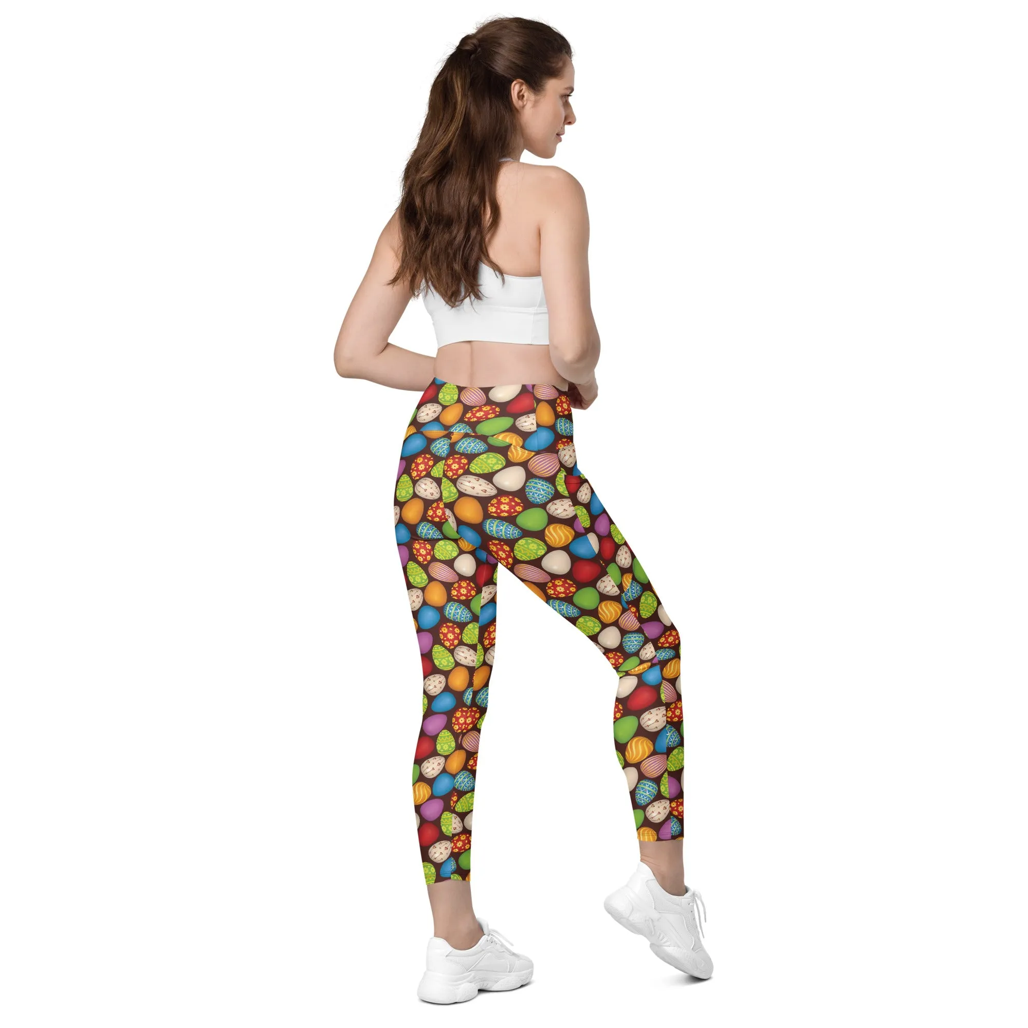 Easter Eggs Leggings with pockets