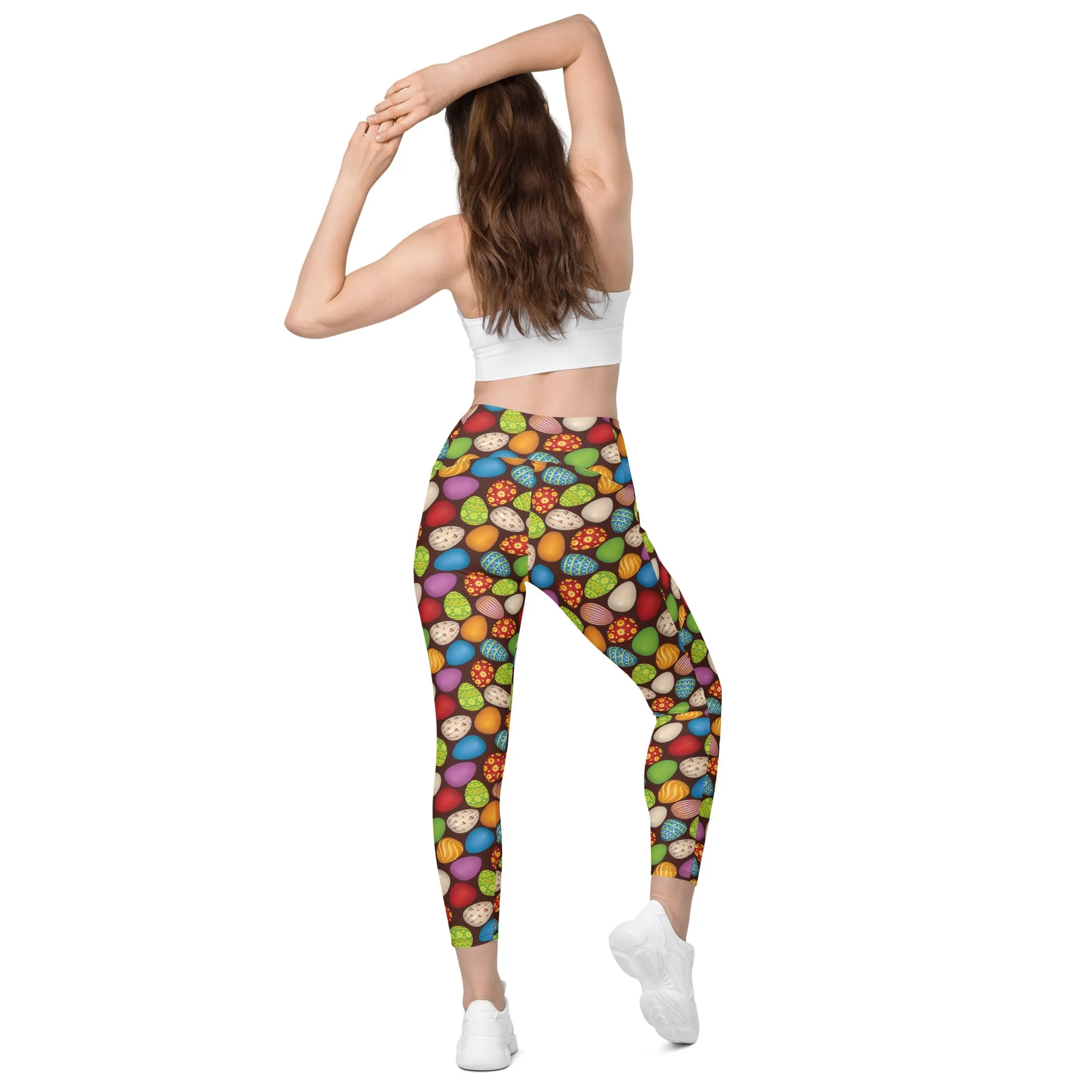 Easter Eggs Leggings with pockets