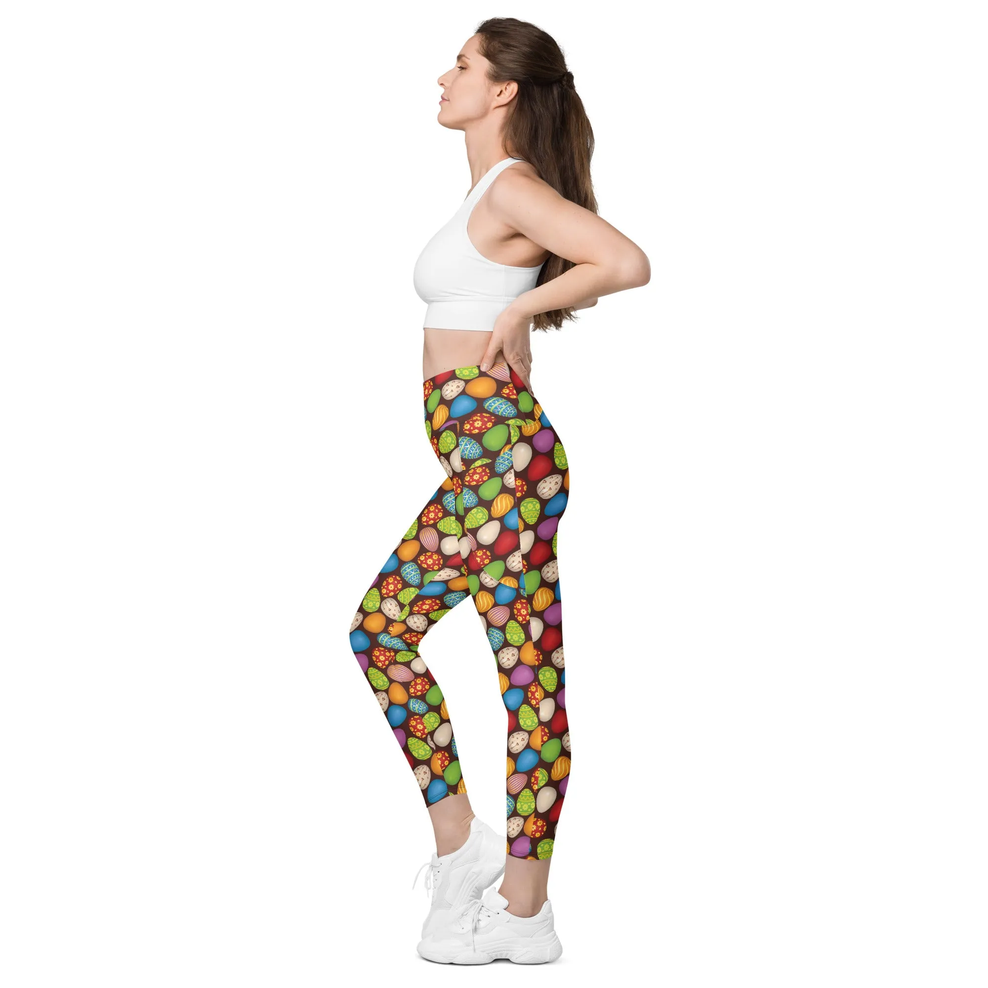 Easter Eggs Leggings with pockets