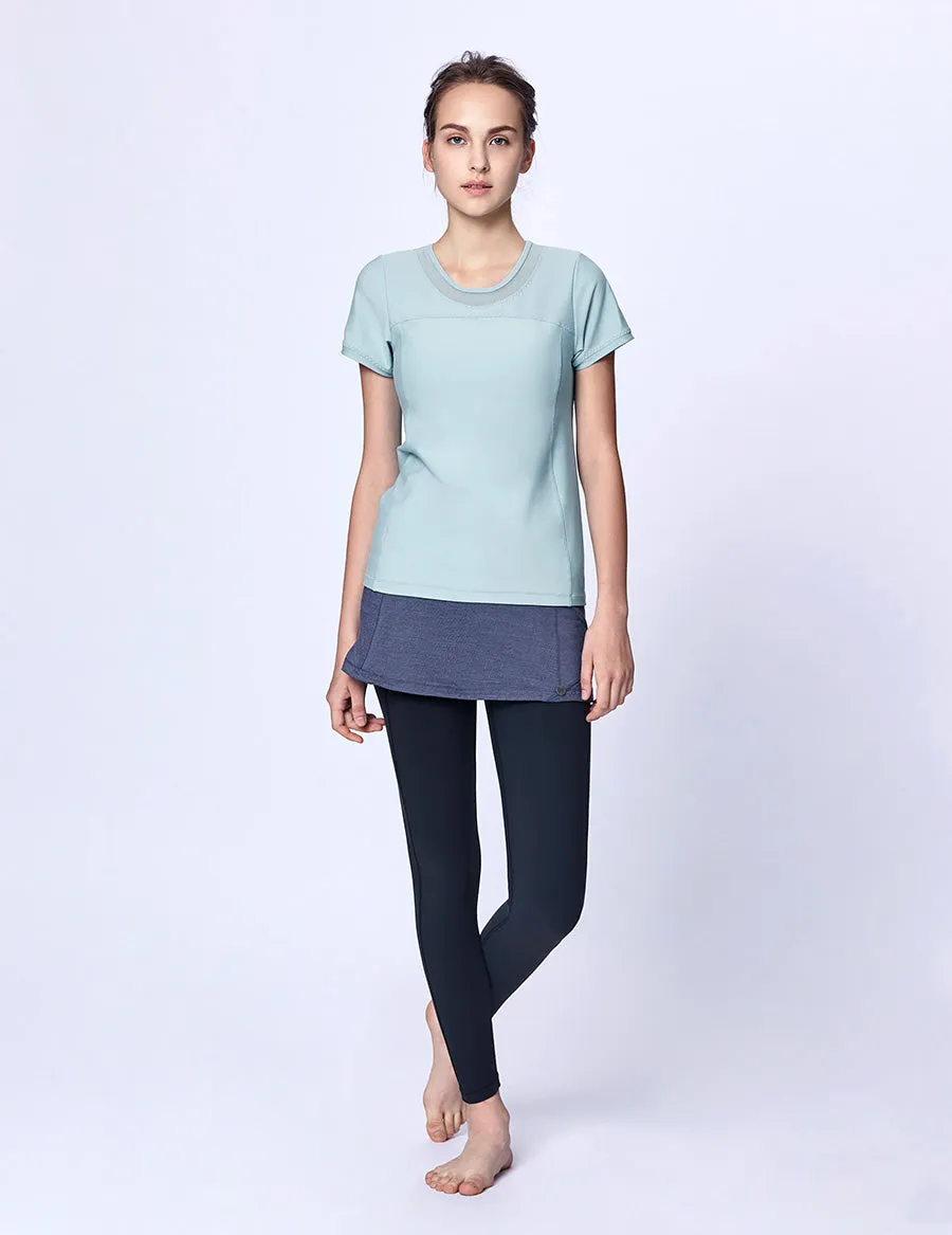 easyoga LA-VEDA Multipro Denim Lithe  Athleisure Pantskirt - J05 Jeans Blue