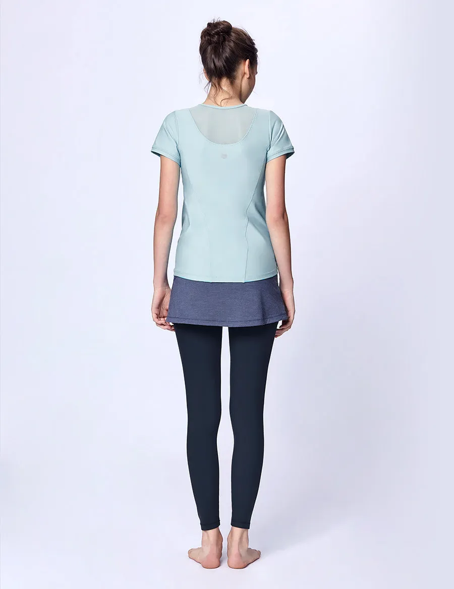 easyoga LA-VEDA Multipro Denim Lithe  Athleisure Pantskirt - J05 Jeans Blue