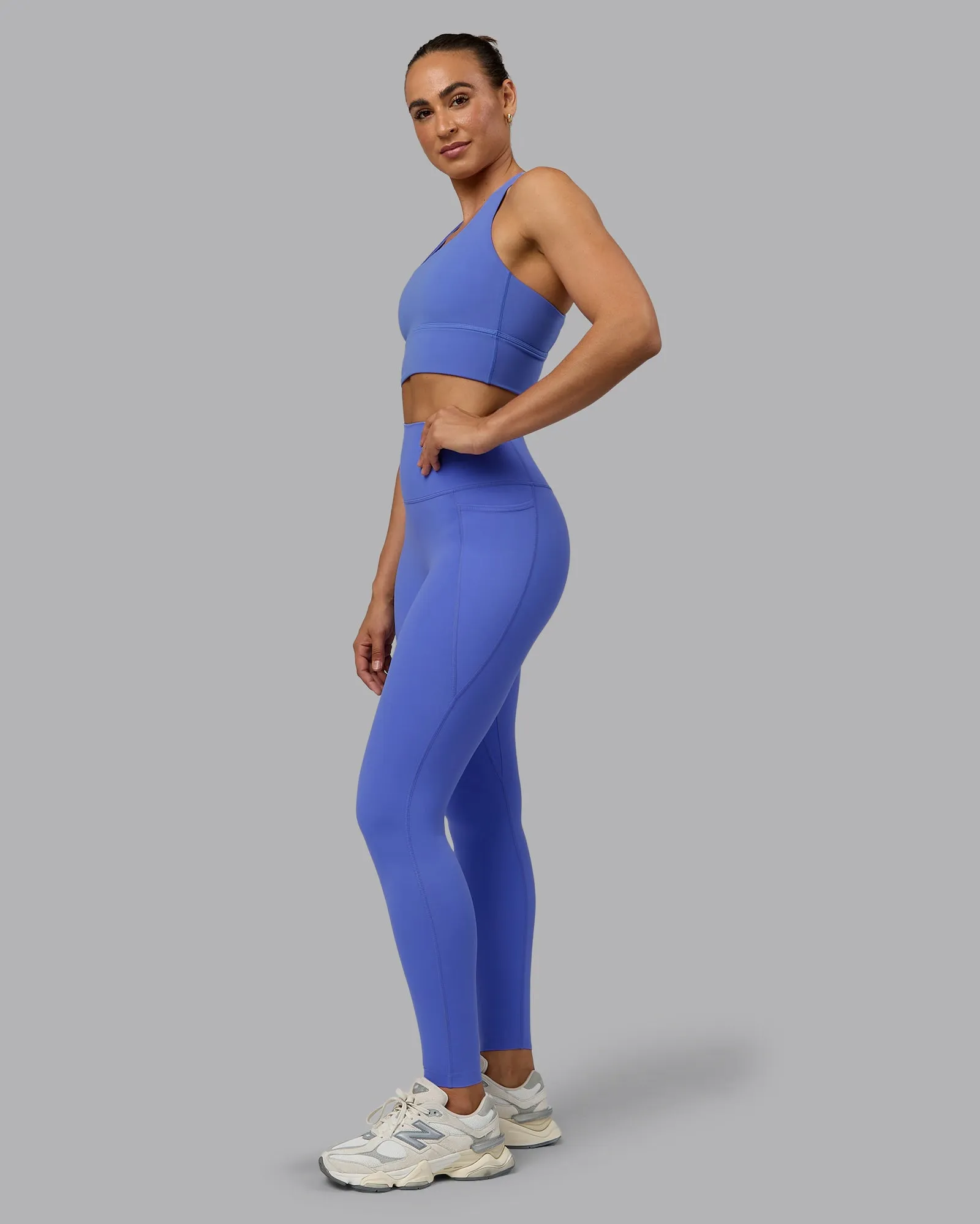 Elixir Full Length Tights With Pockets - Baja Blue