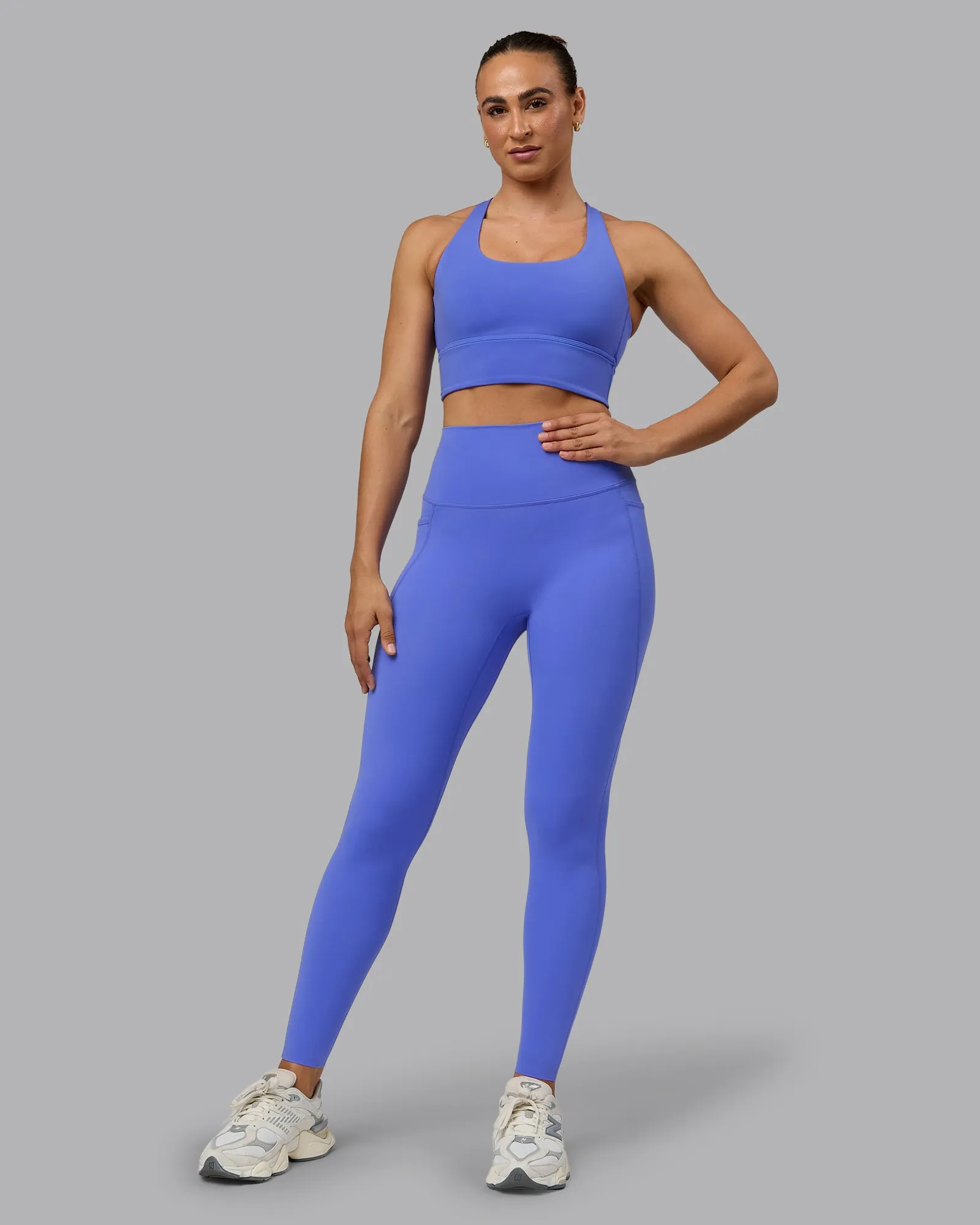 Elixir Full Length Tights With Pockets - Baja Blue