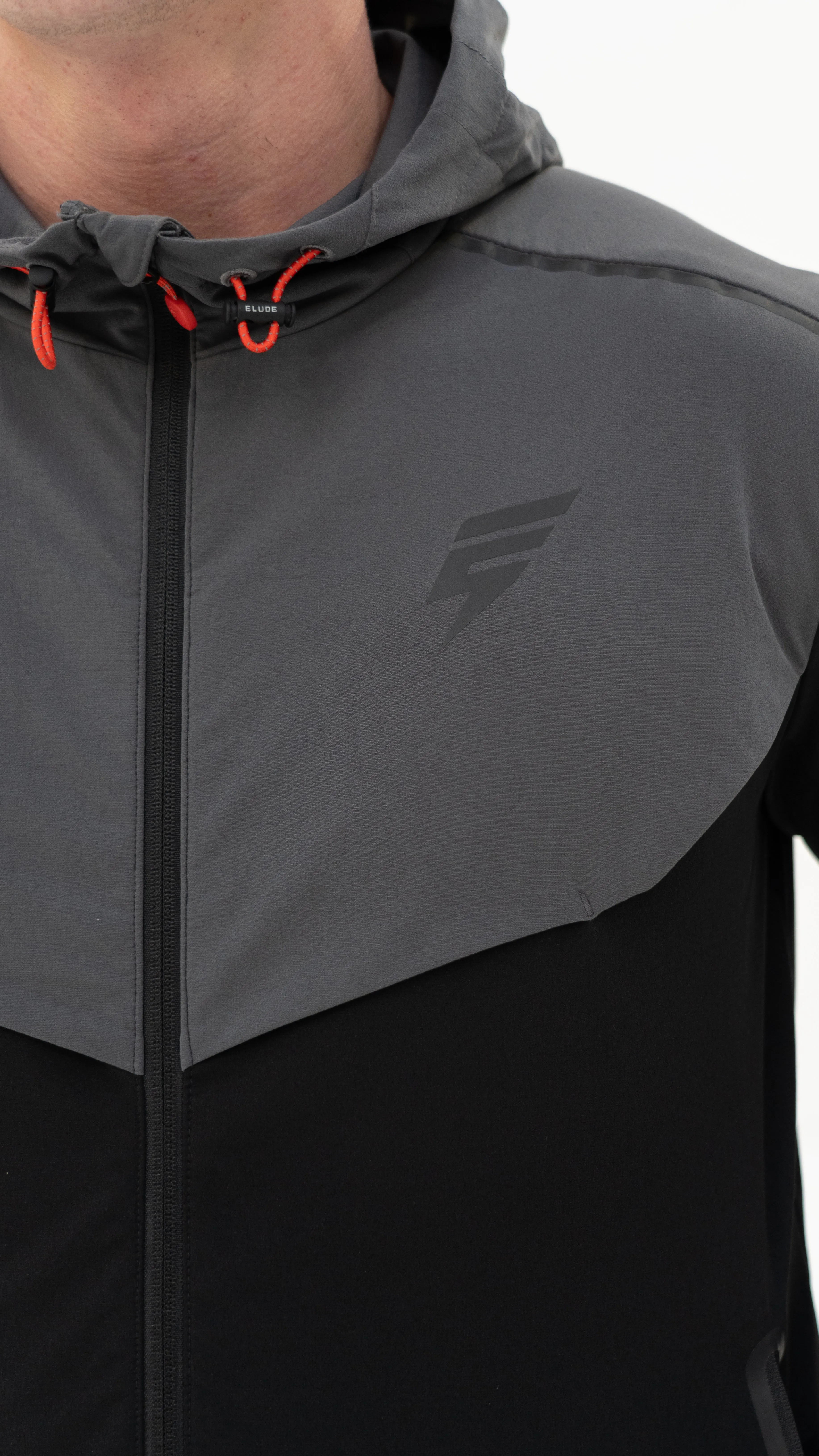 ELUDE Ghost Tracksuit - Black/Coal/Red