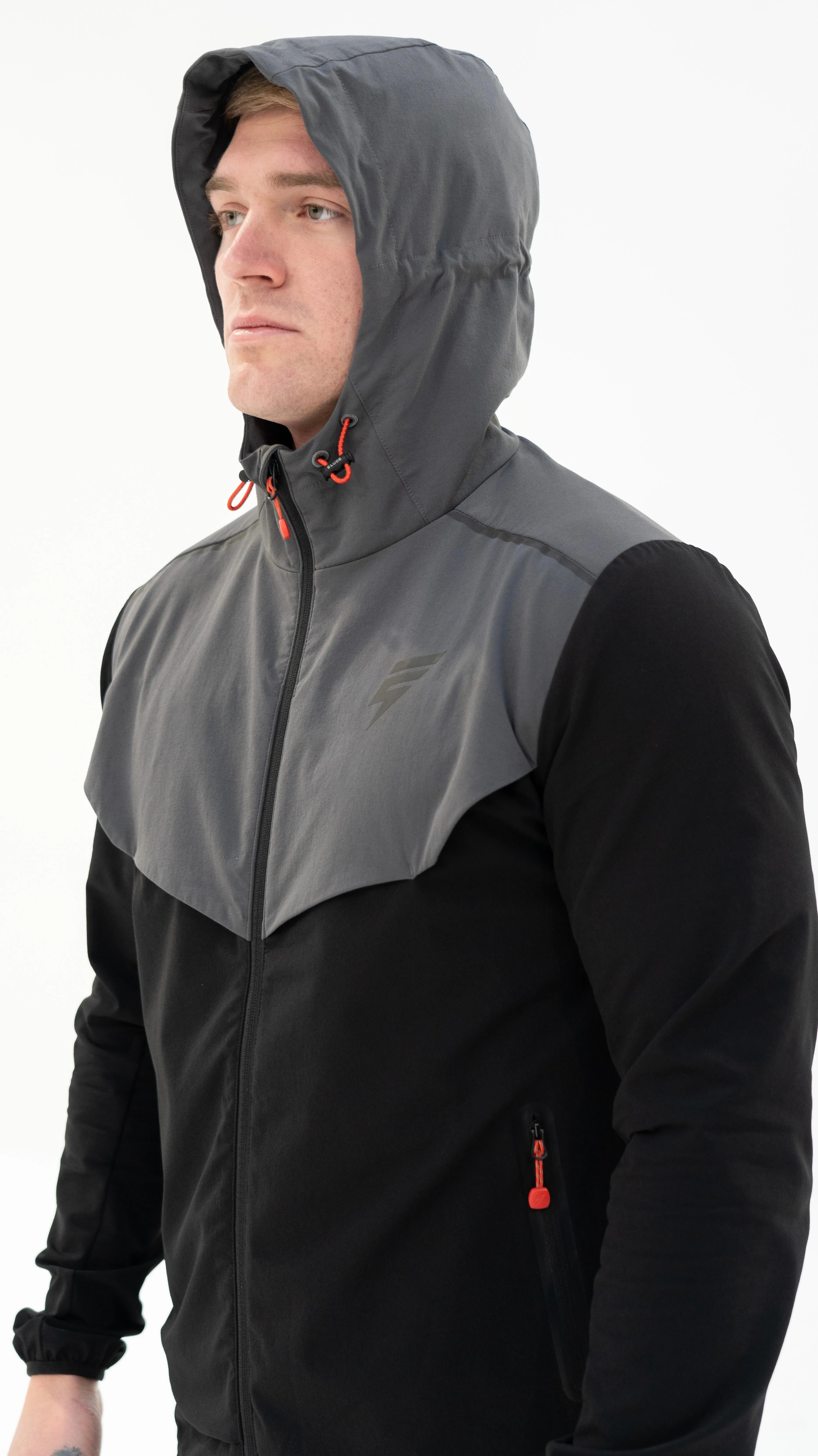 ELUDE Ghost Tracksuit - Black/Coal/Red