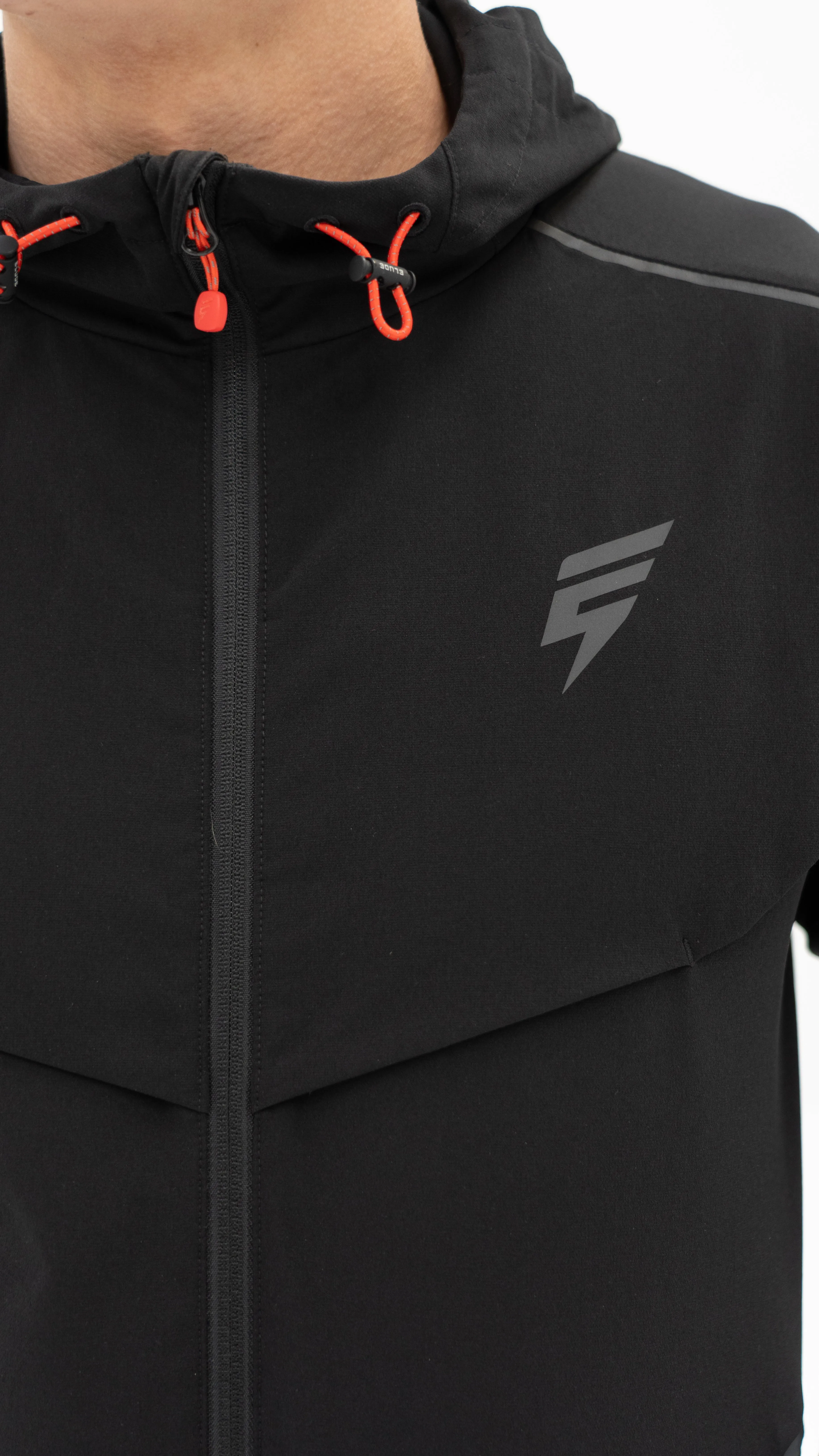 ELUDE Ghost Tracksuit - Black/Red