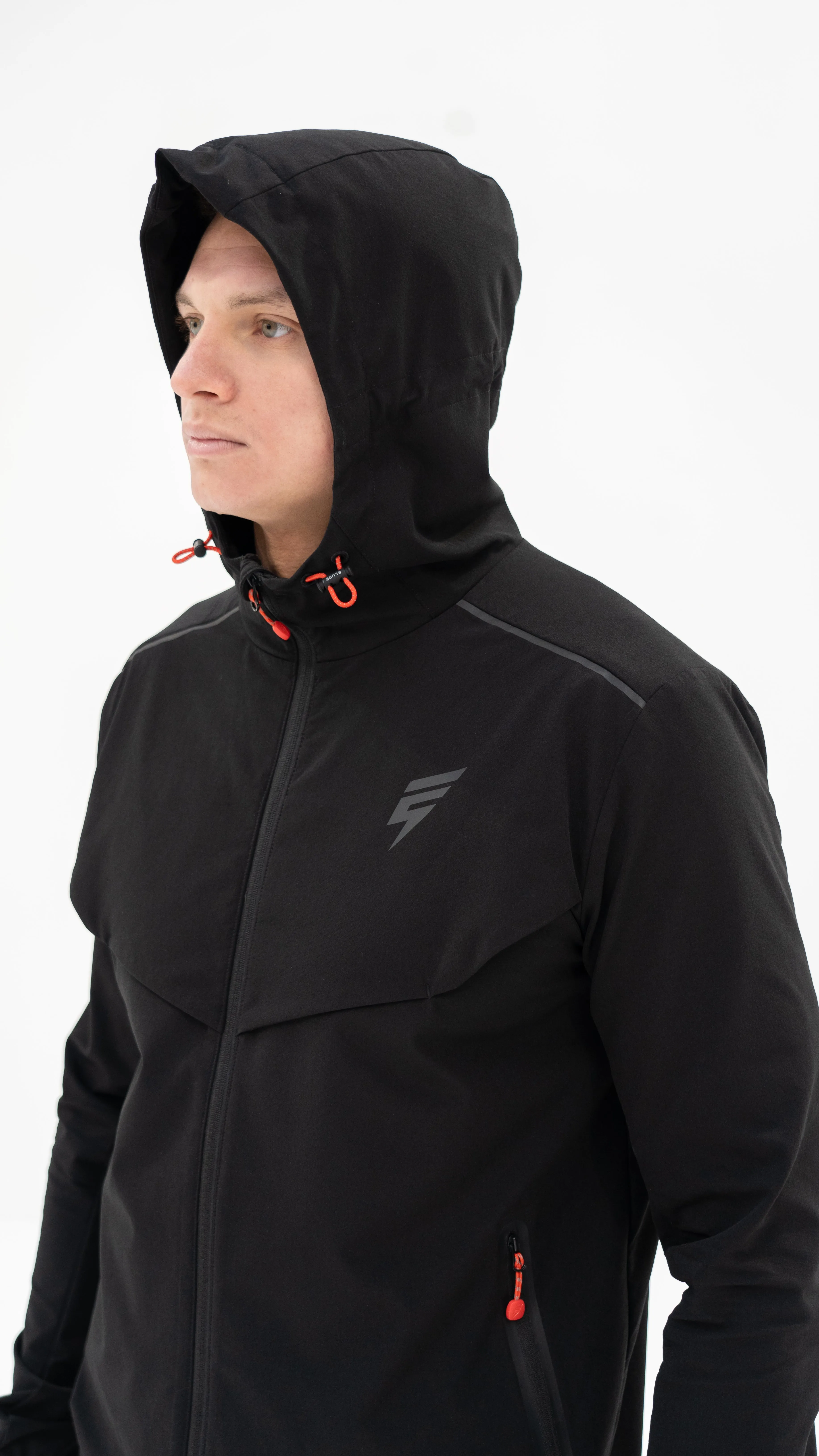 ELUDE Ghost Tracksuit - Black/Red