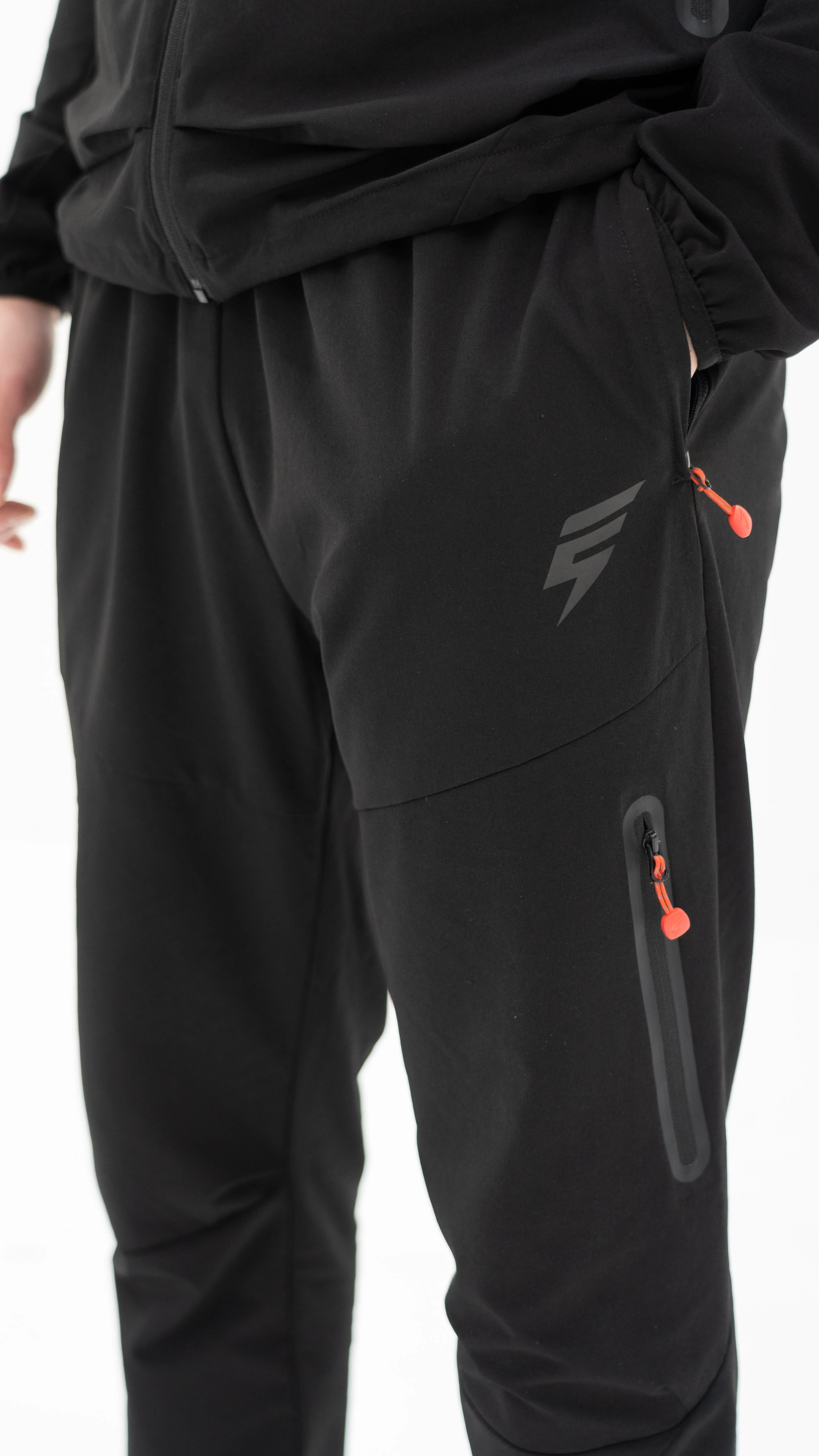 ELUDE Ghost Tracksuit - Black/Red