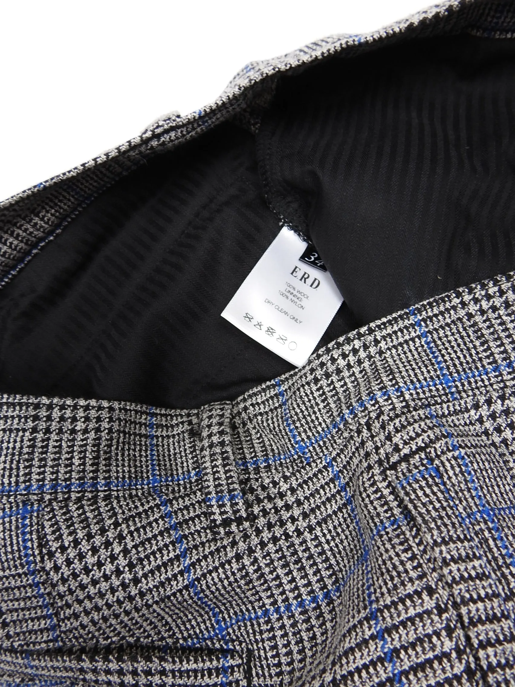 Enfants Riches Déprimés Check Wool Pants Size 34