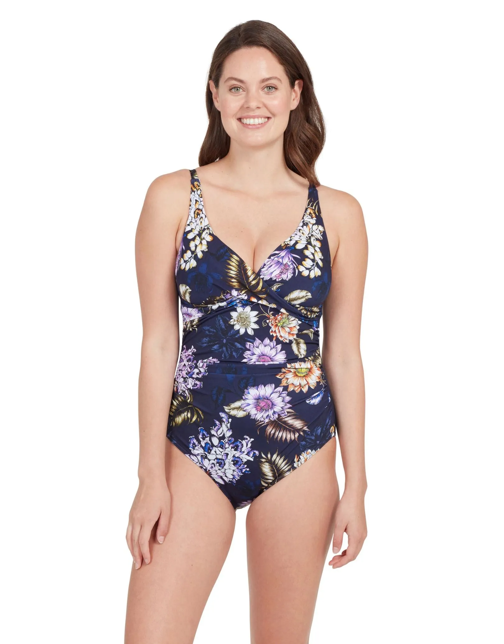 Enigma Mystery Classicback Swimsuit - Navy/Multi