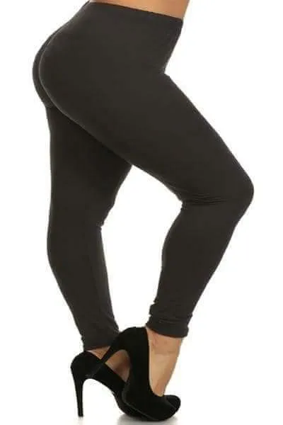 Extra Plus Solid Leggings