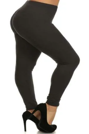 Extra Plus Solid Leggings