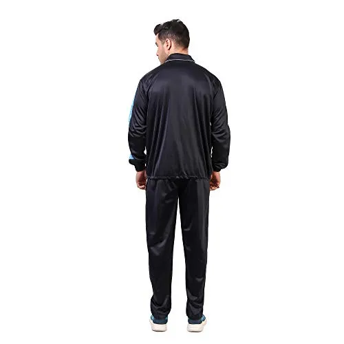 FASHION 7 Men's Polyster Track Suit - Track Suit for Men Sports (White, X-Large)