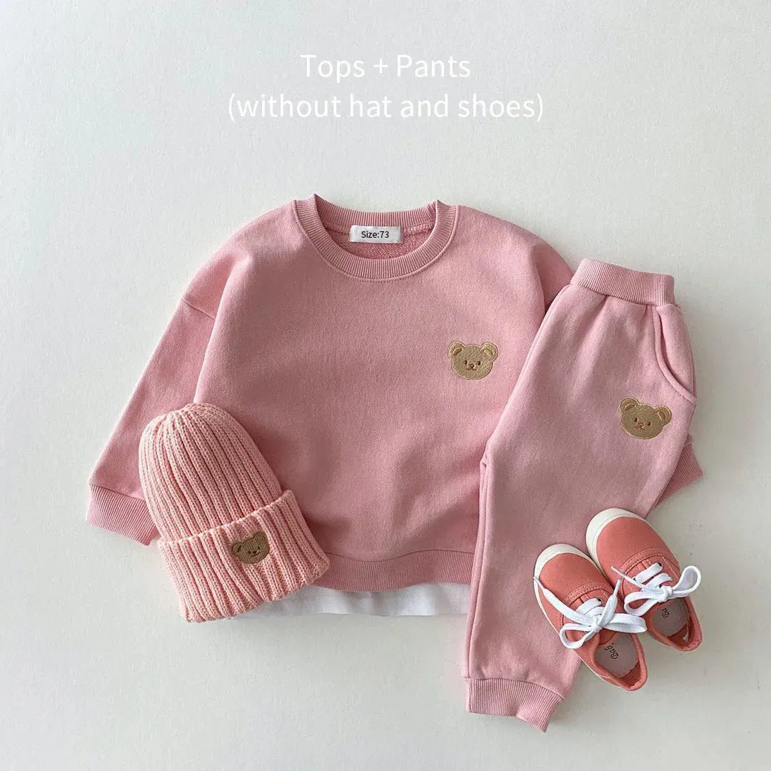 Fashion Toddler Teddy Bear Tracksuit
