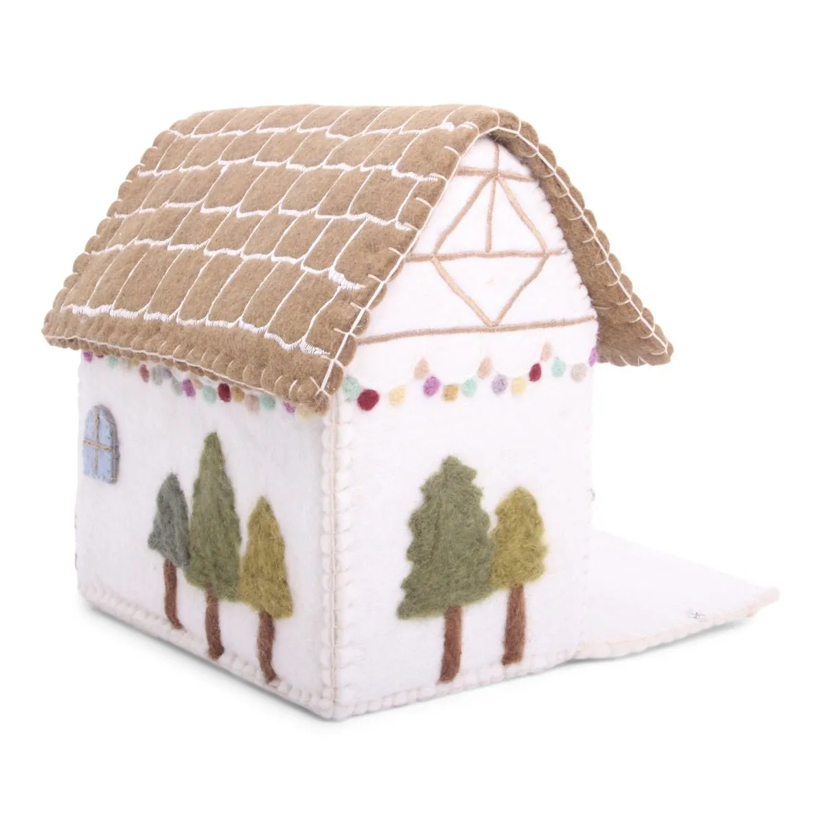 Felt House with Christmas Light Garland by Én Gry & Sif