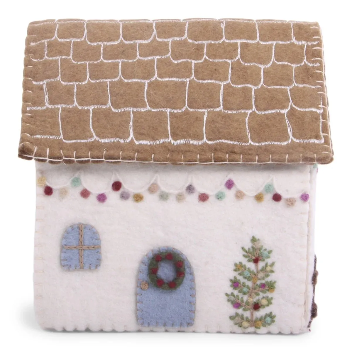 Felt House with Christmas Light Garland by Én Gry & Sif