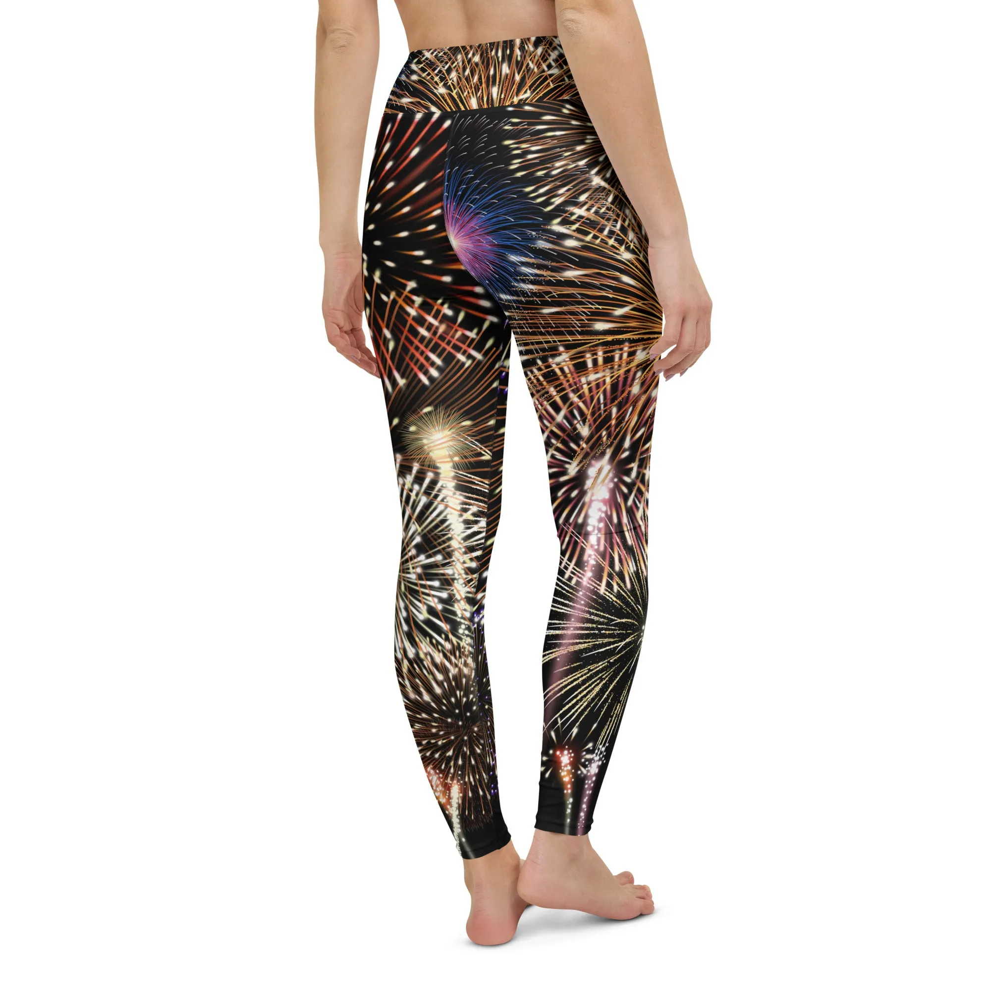 Fireworks High-waist Yoga Leggings