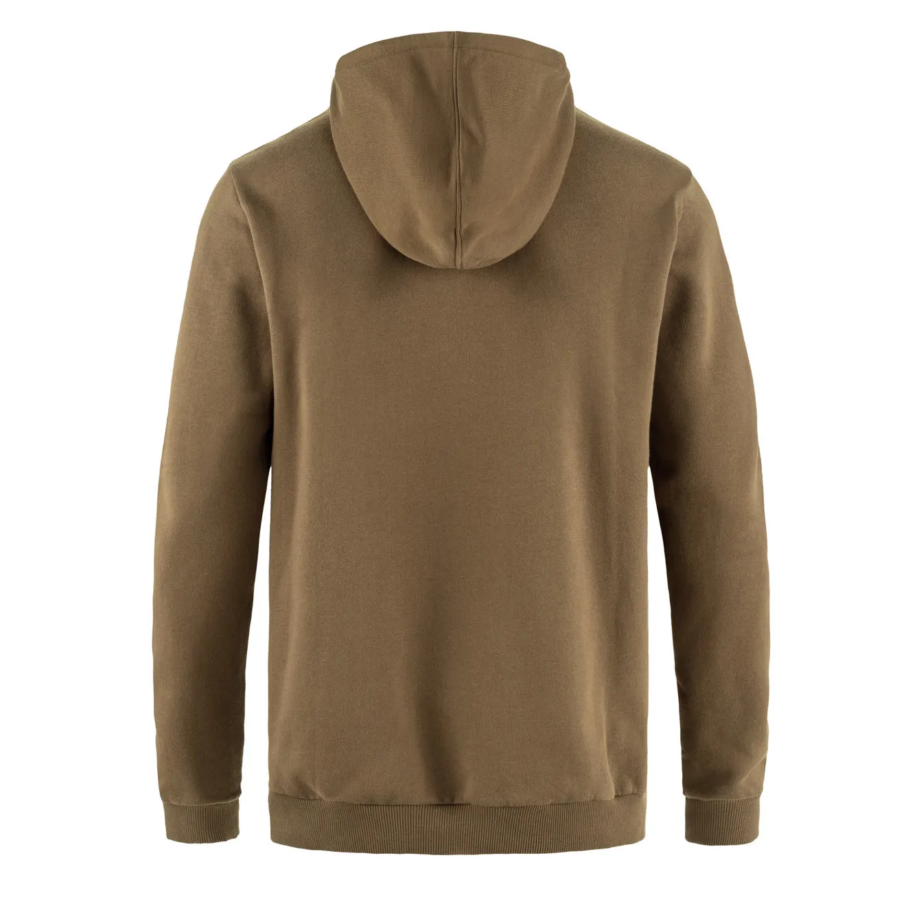 Fjallraven Logo Hoodie Wood Brown