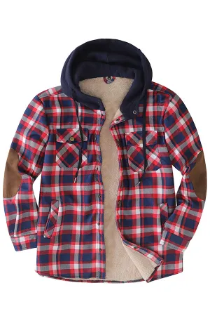 fleece thermal shirt jacket hoodie