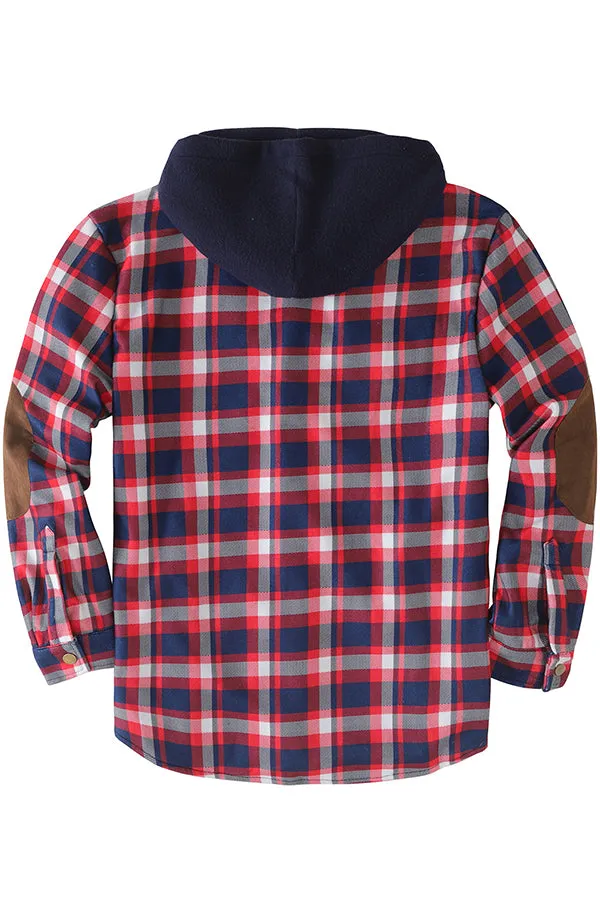 fleece thermal shirt jacket hoodie