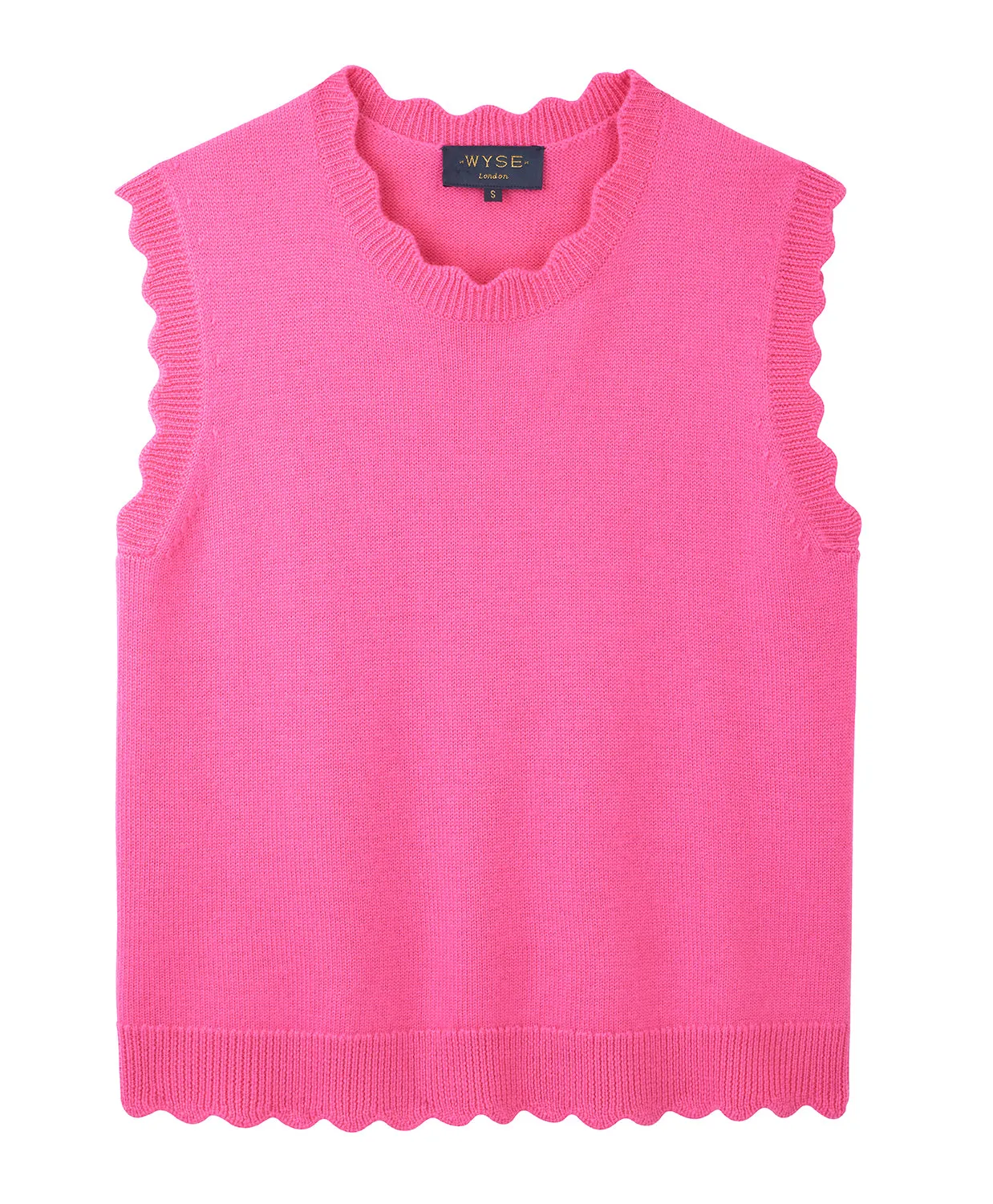 Fleurine Scallop Tank - Candy Pink